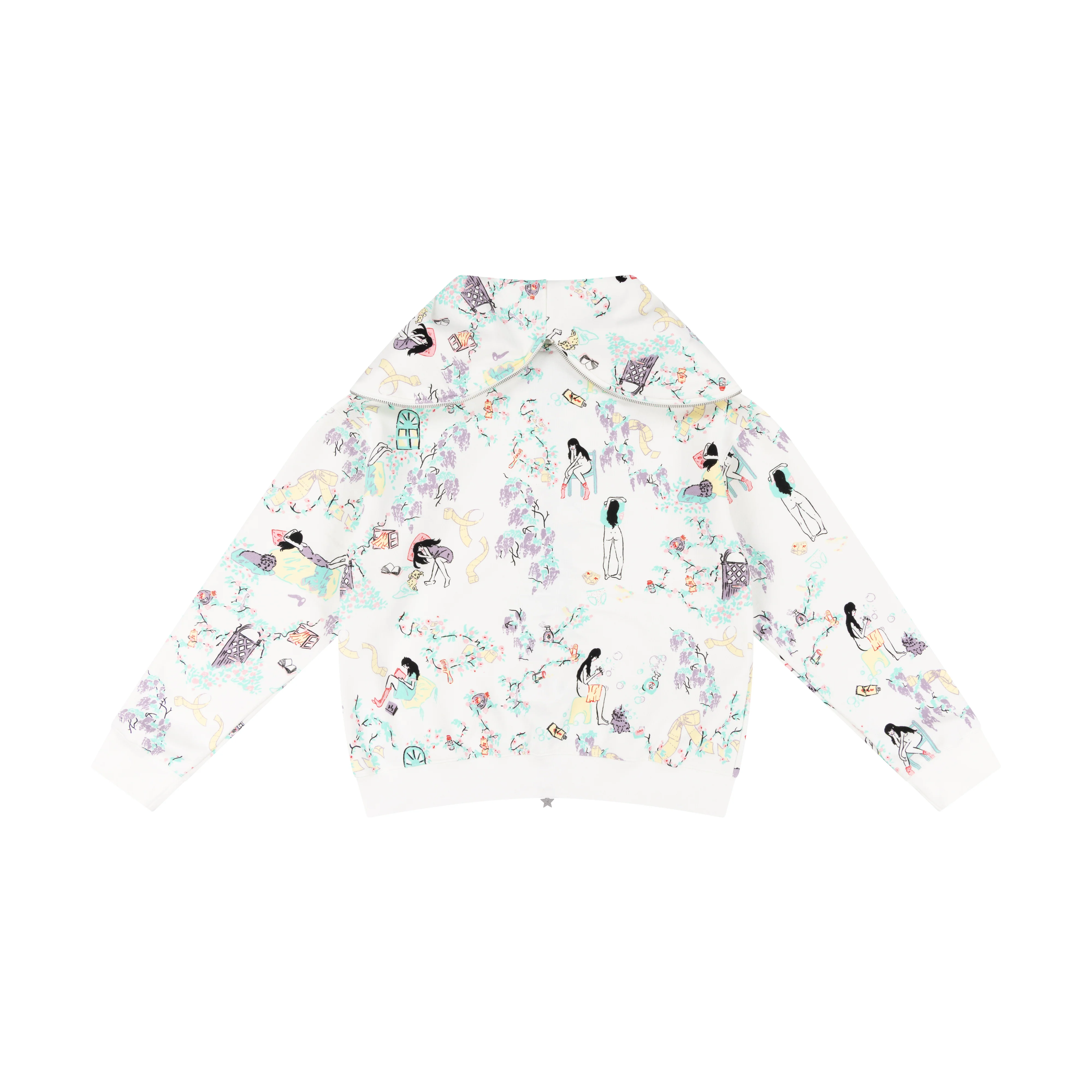 WHITE  DAY IN THE LIFE BUTTERFLY HOODIE - Image 5