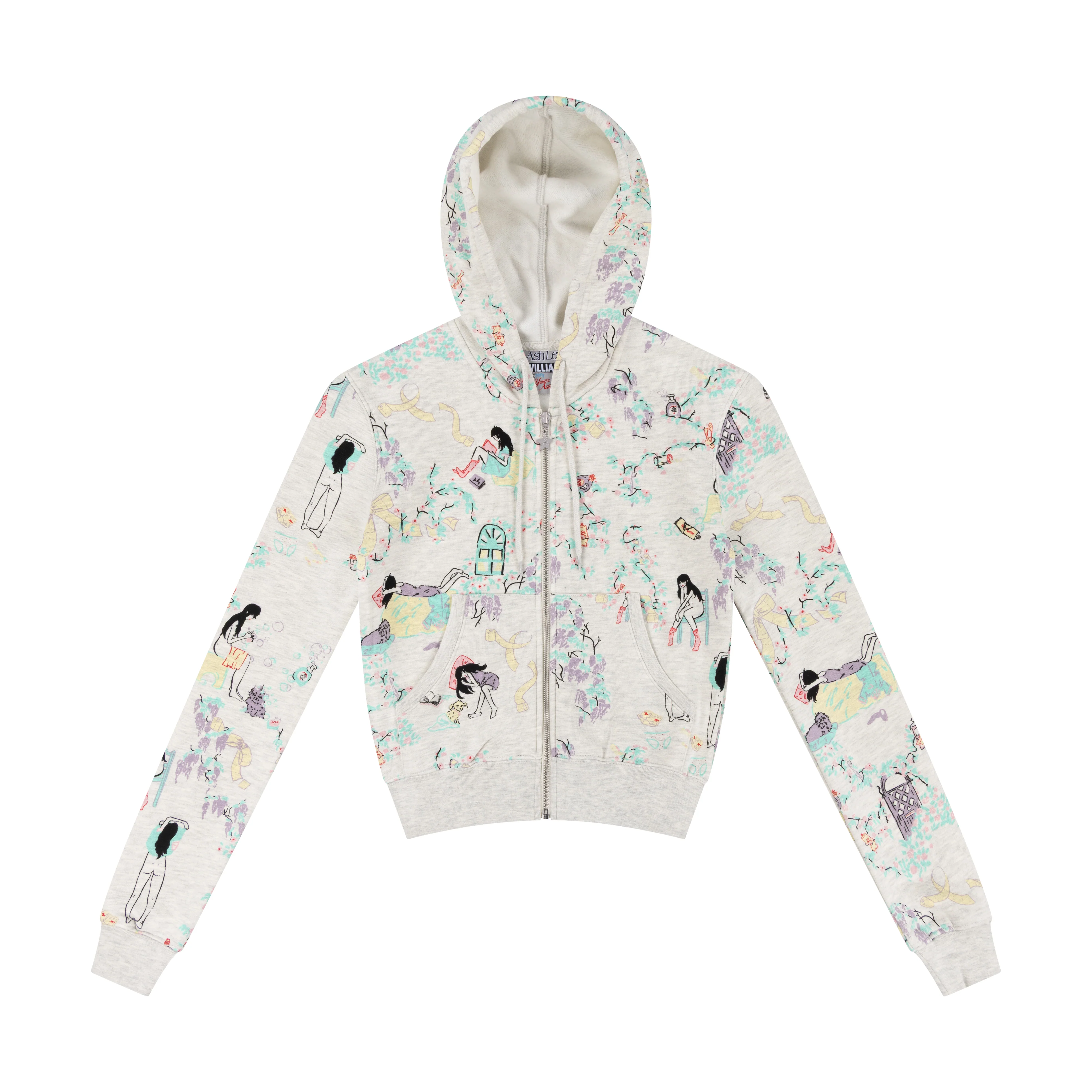 GREY DAY IN THE LIFE SHRUNK BABY HOODIE