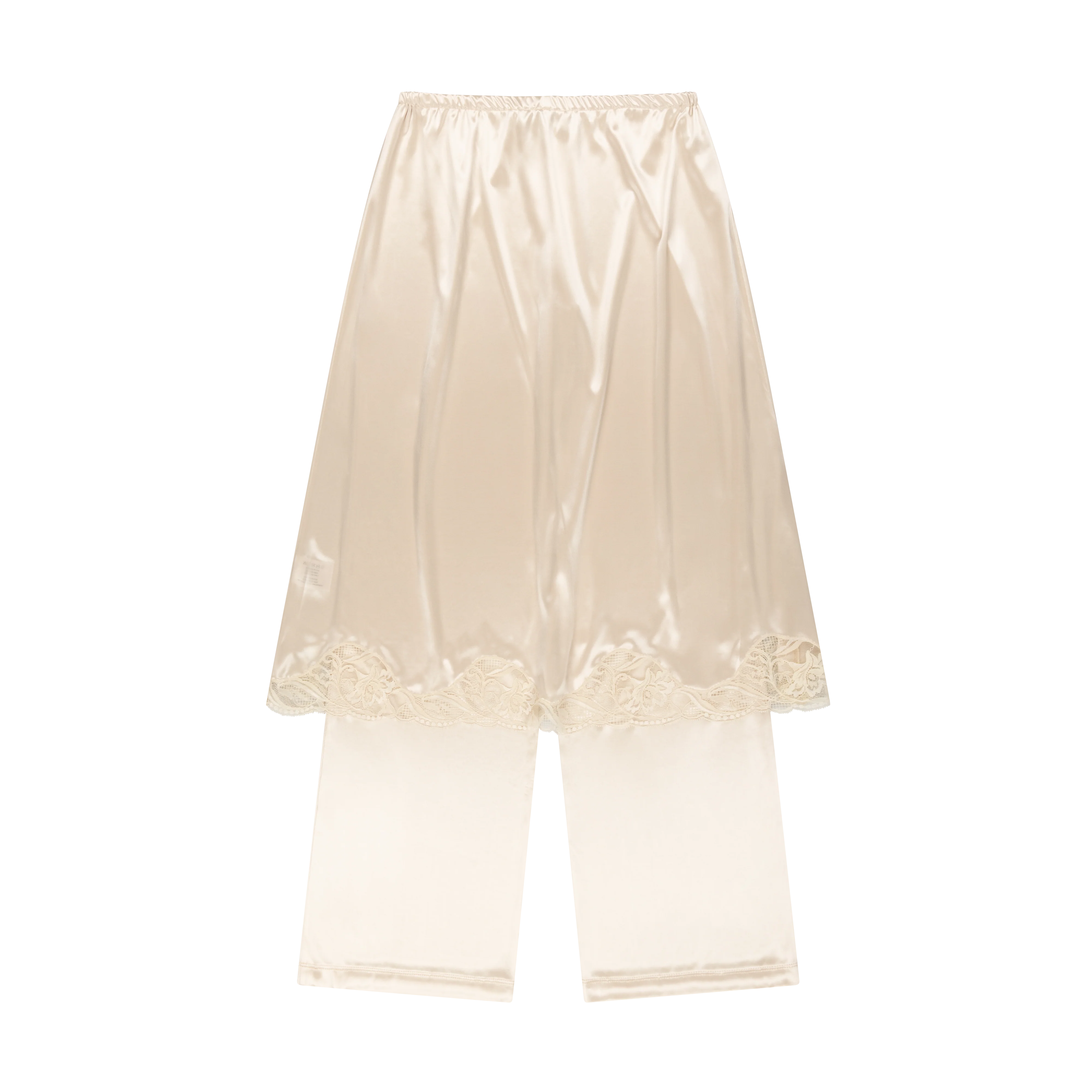 BEIGE LINGERIE TROUSERS - Image 4