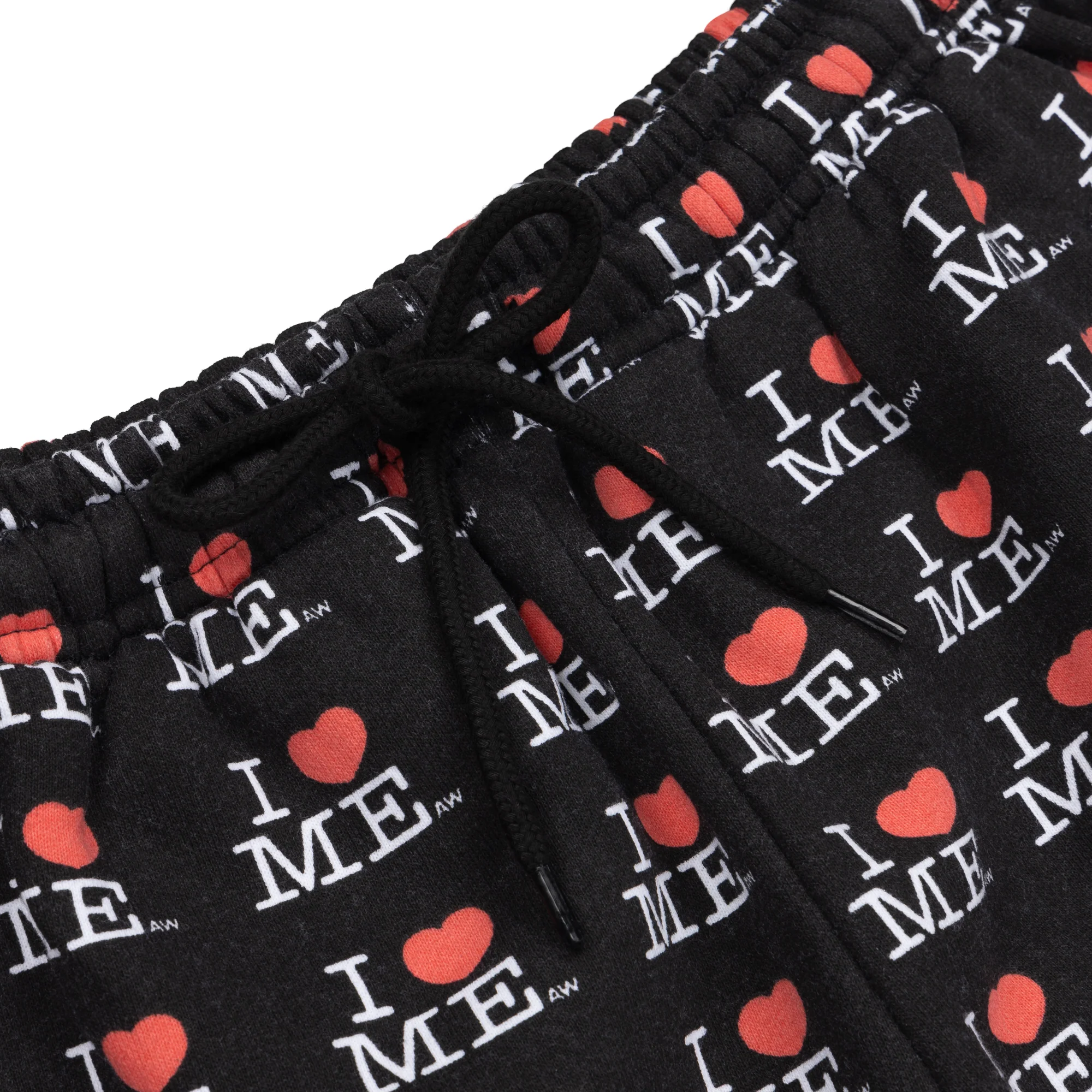 BLACK I HEART ME JOGGERS - Image 2