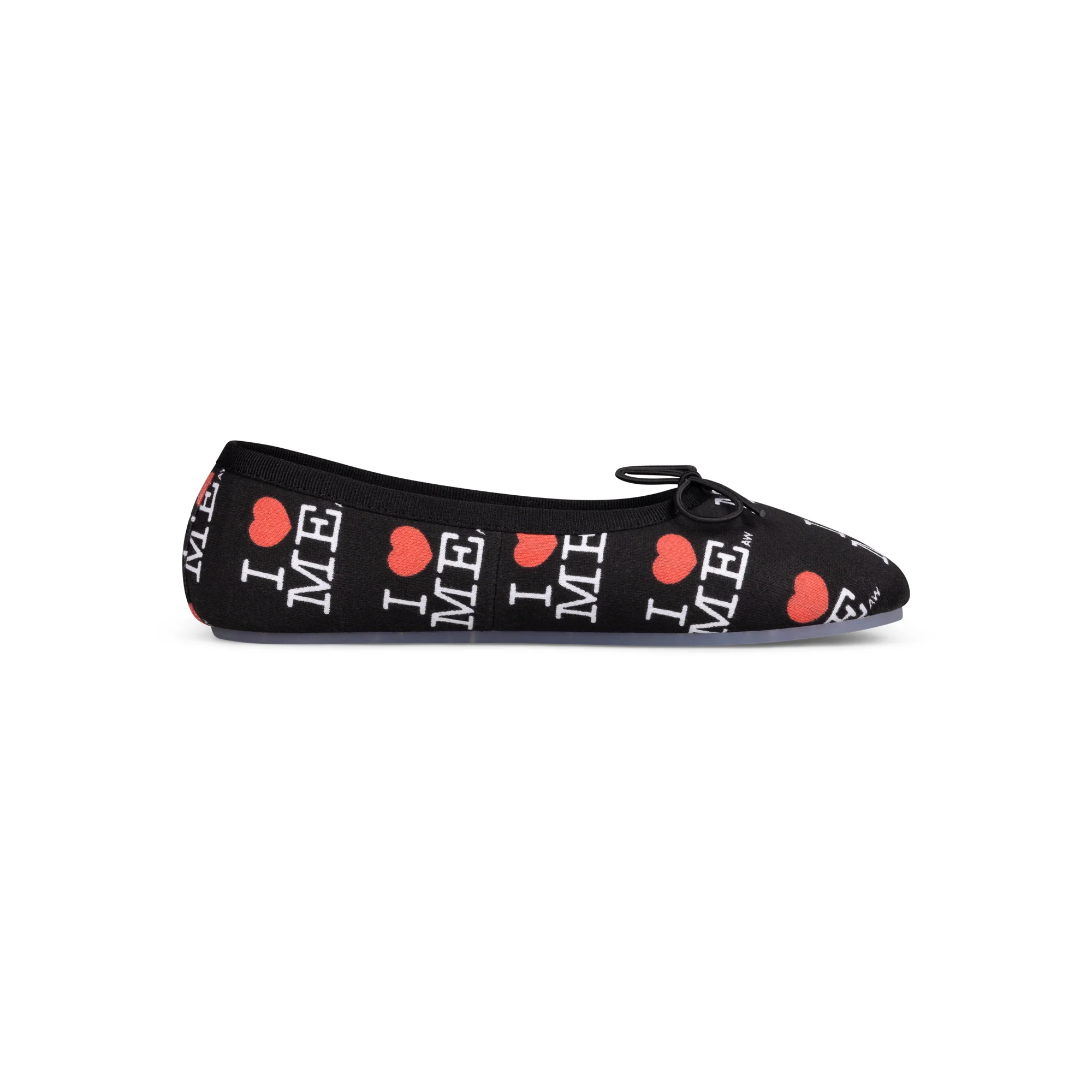 BLACK I HEART ME MELODY FLATS - Image 4