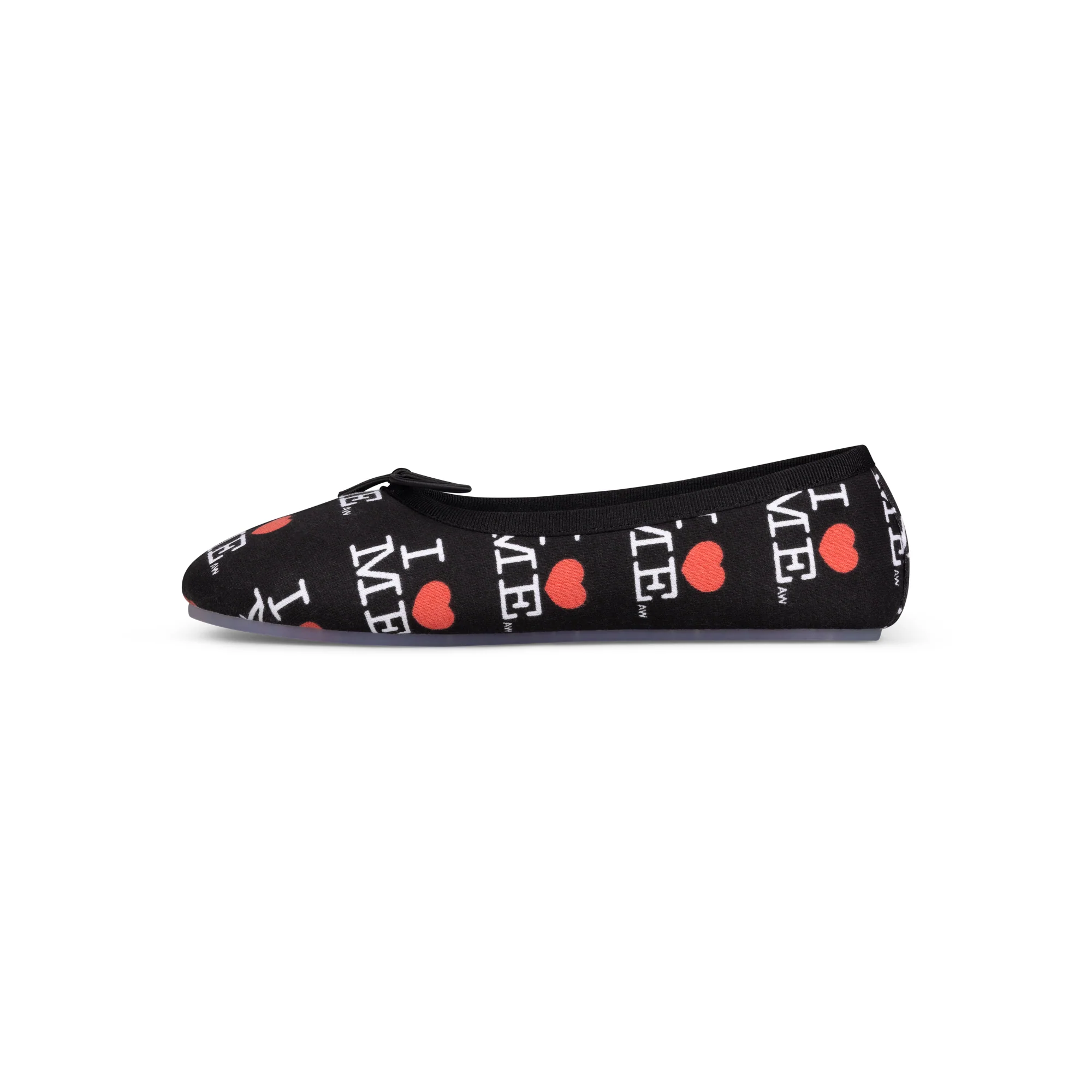 BLACK I HEART ME MELODY FLATS - Image 5
