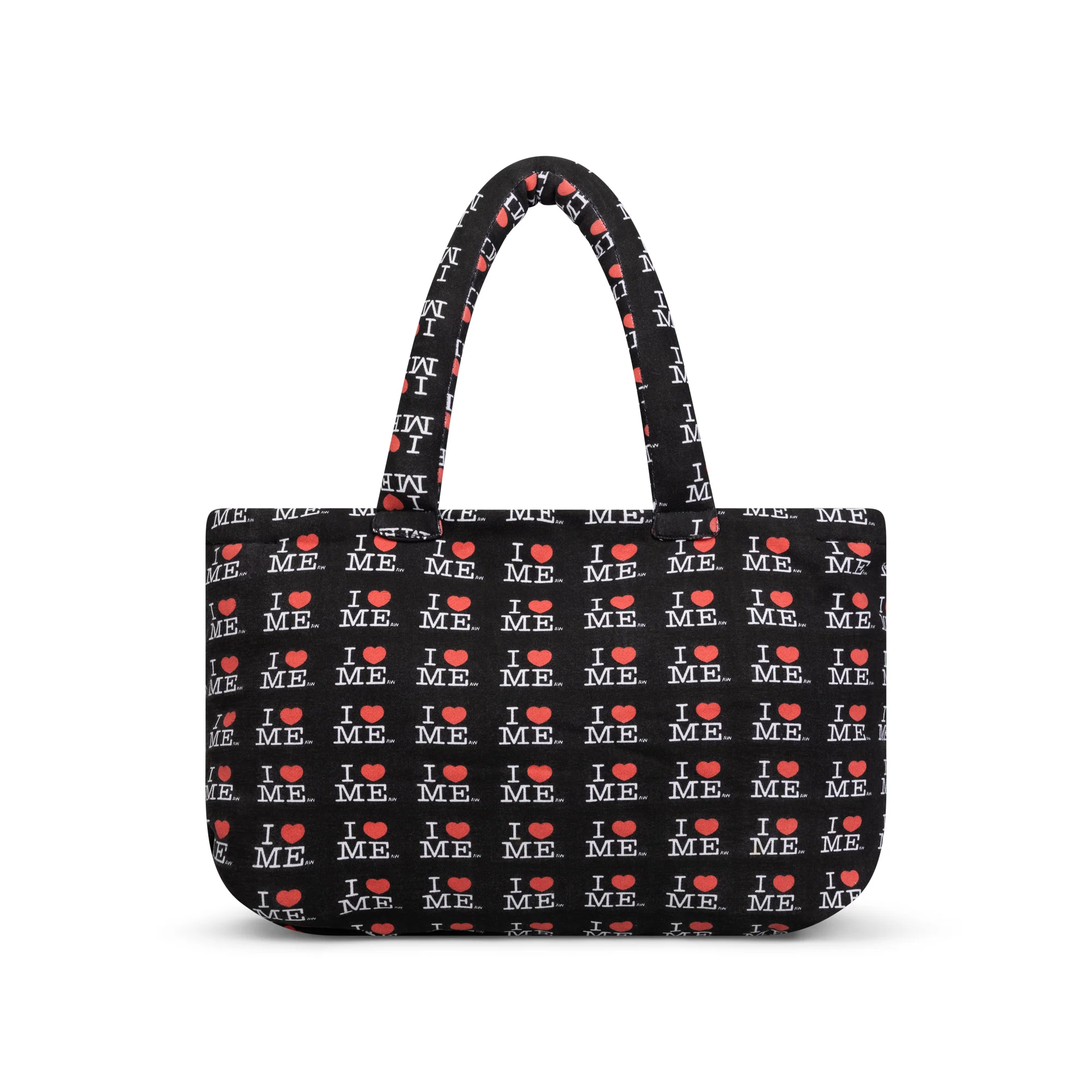BLACK I HEART ME PILLOW BAG - Image 2