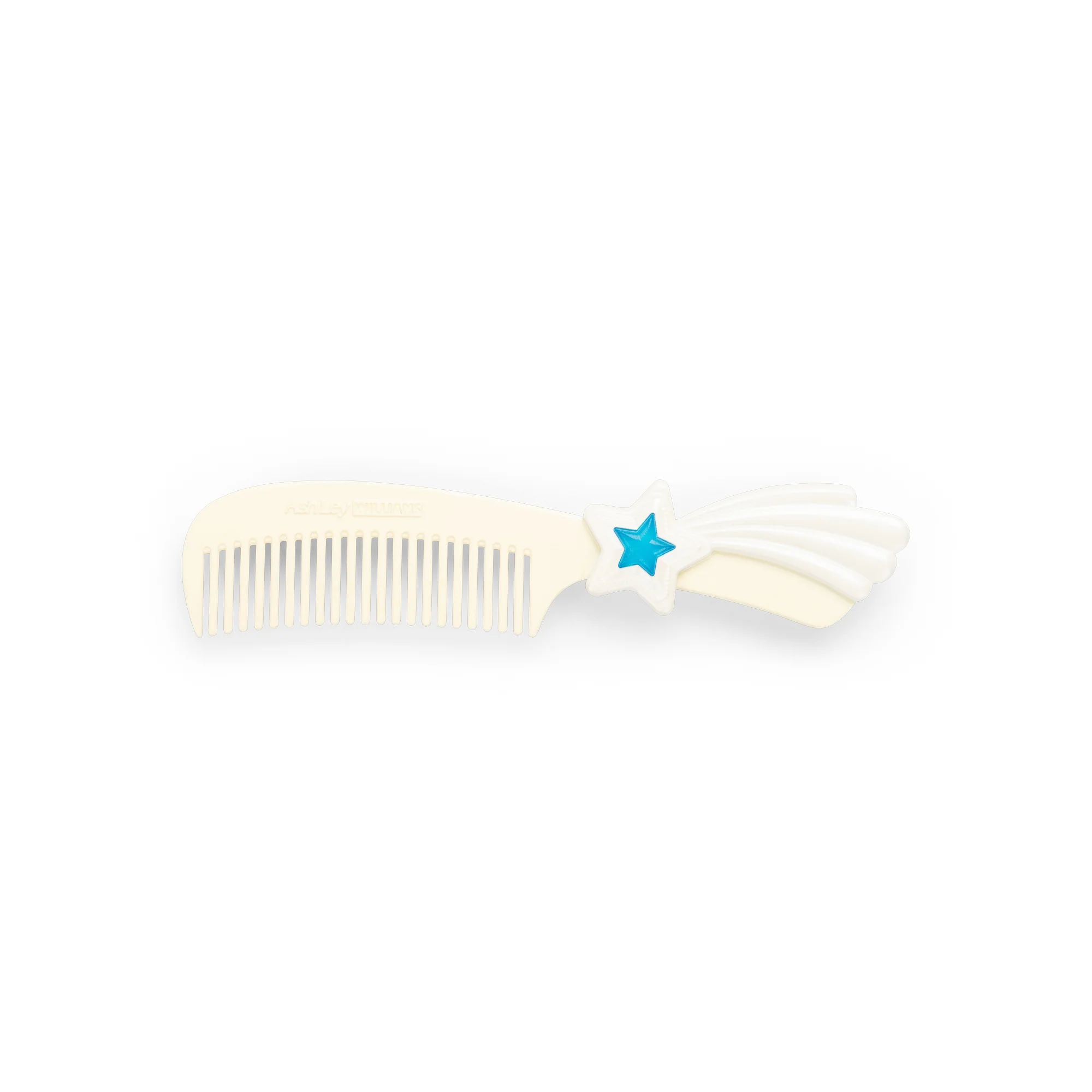 BLUE SHOOTING STAR COMB HAIR CLIP