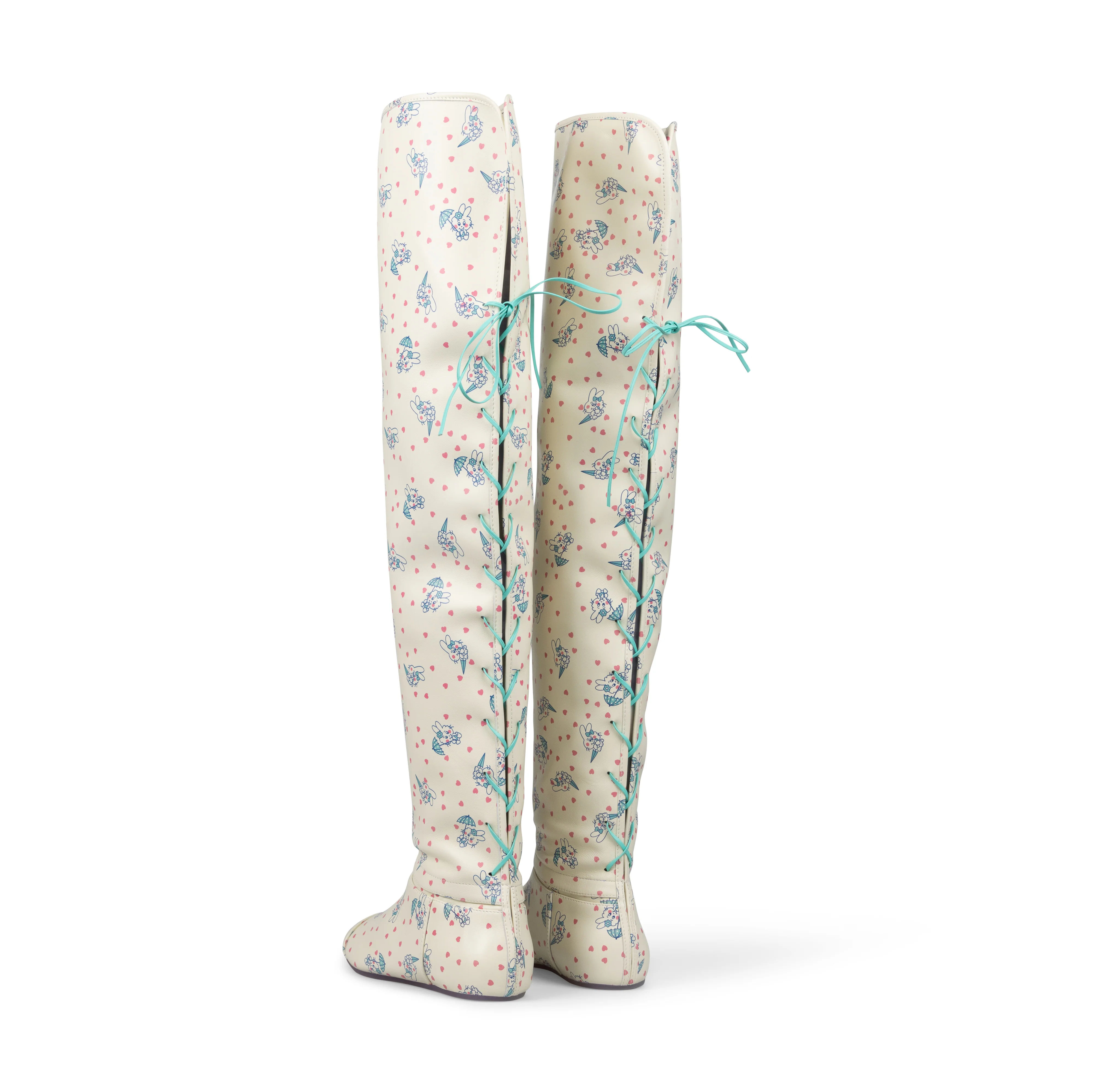 BUNNY SLOUCHY THIGH-HIGH BOOTS - Image 7