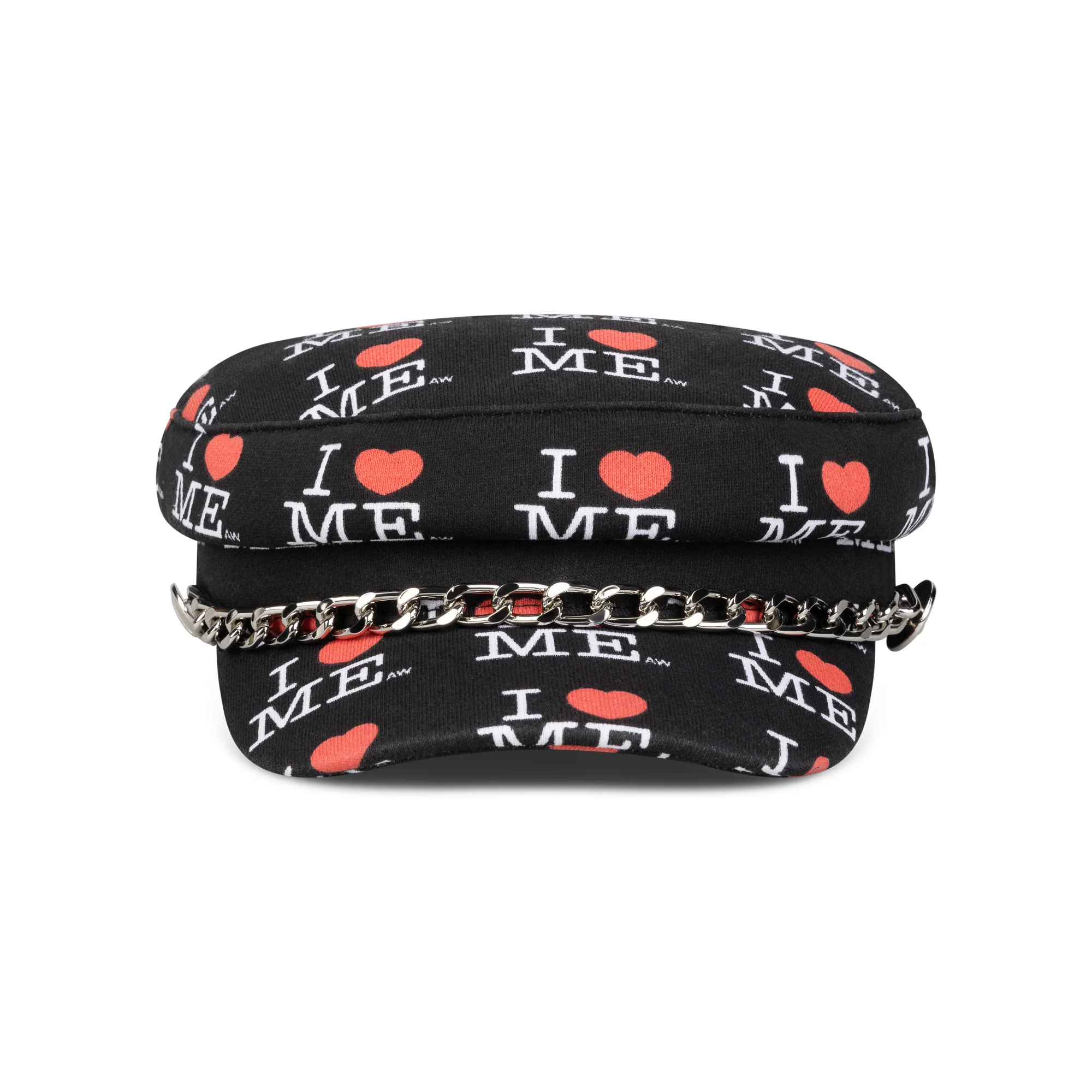 BLACK I HEART ME CAROLA HAT