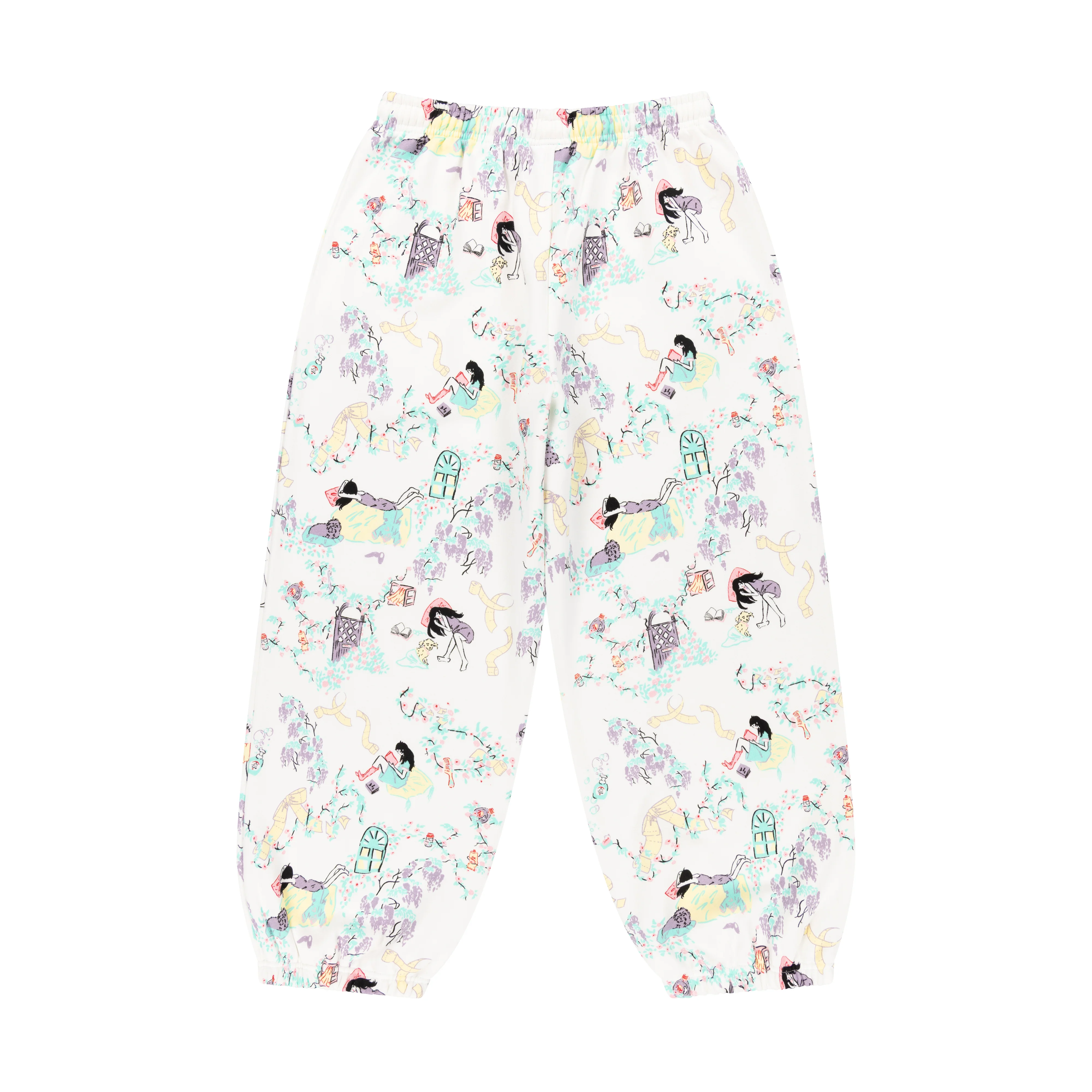 WHITE DAY IN THE LIFE JOGGERS