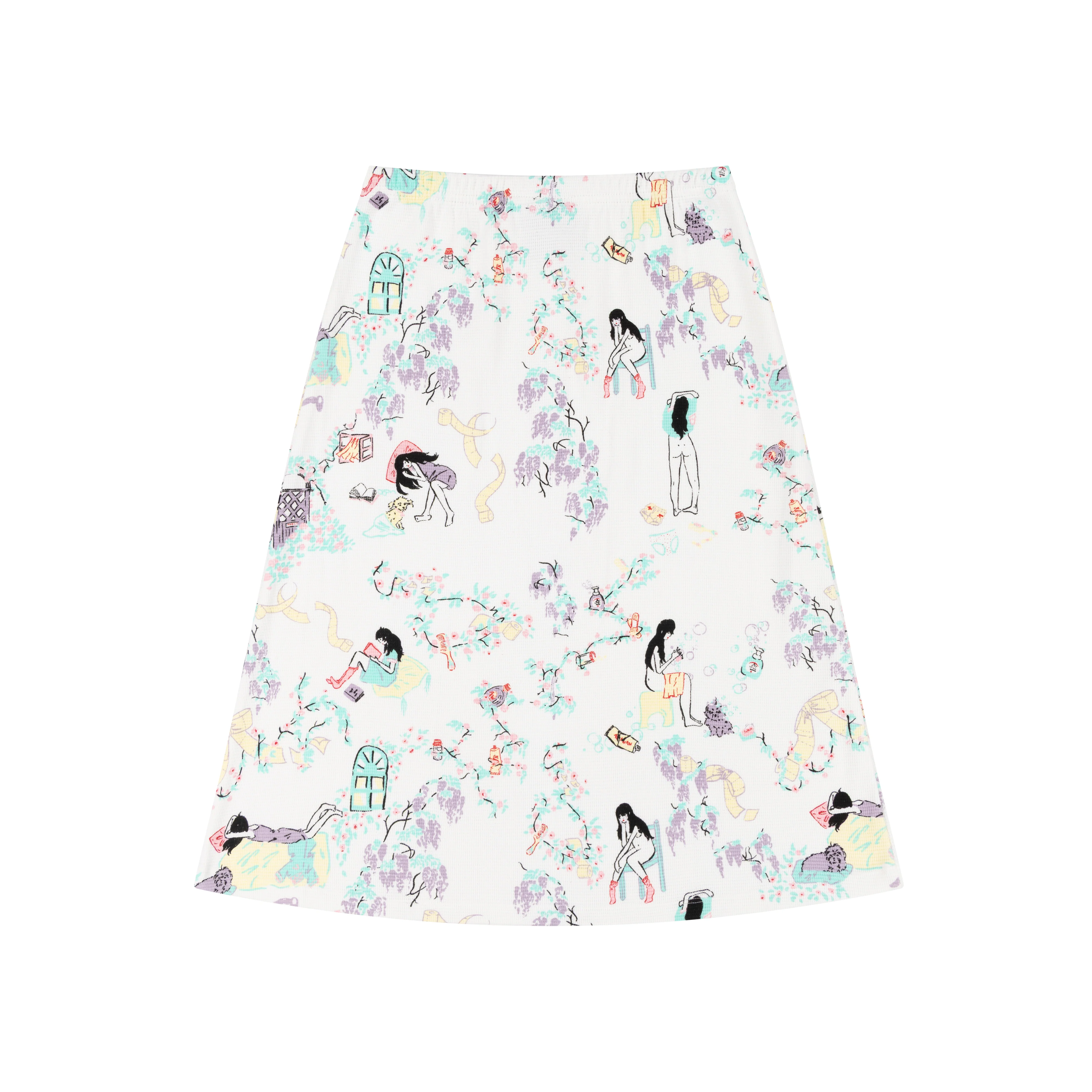 WHITE DAY IN THE LIFE THERMAL SKIRT - Image 3