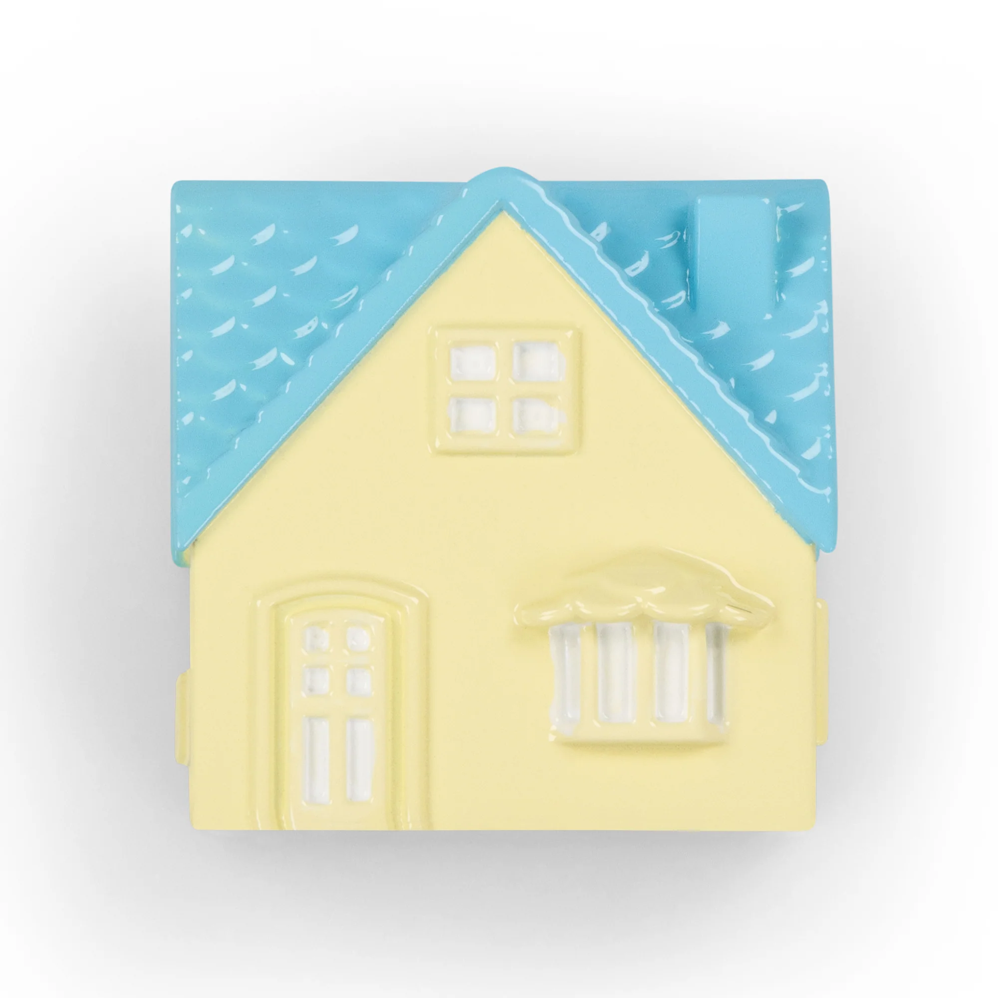 DOLL HOUSE BROOCH - BLUE