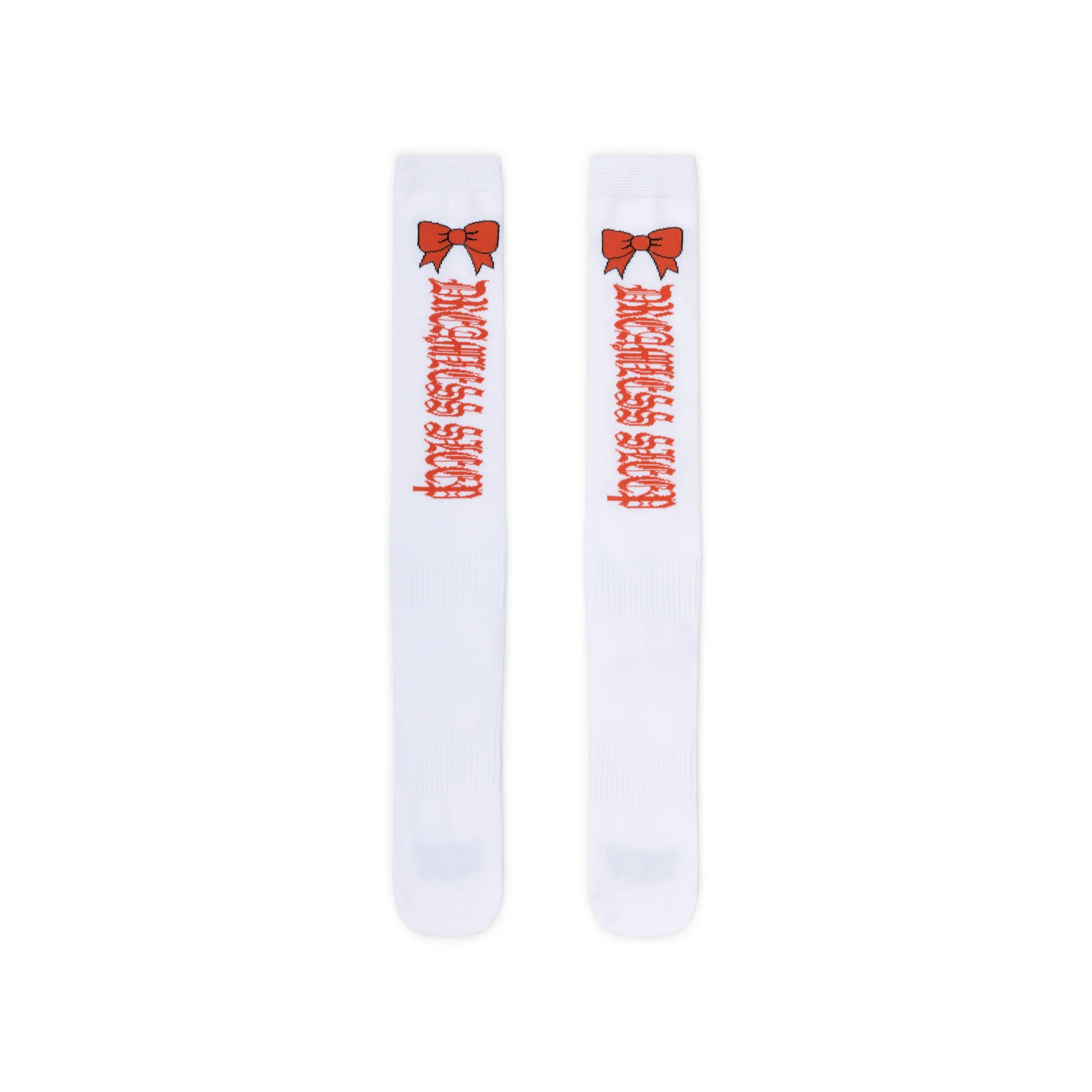 WHITE DREAMLESS SLEEP BOW KNEE SOCKS - Image 2