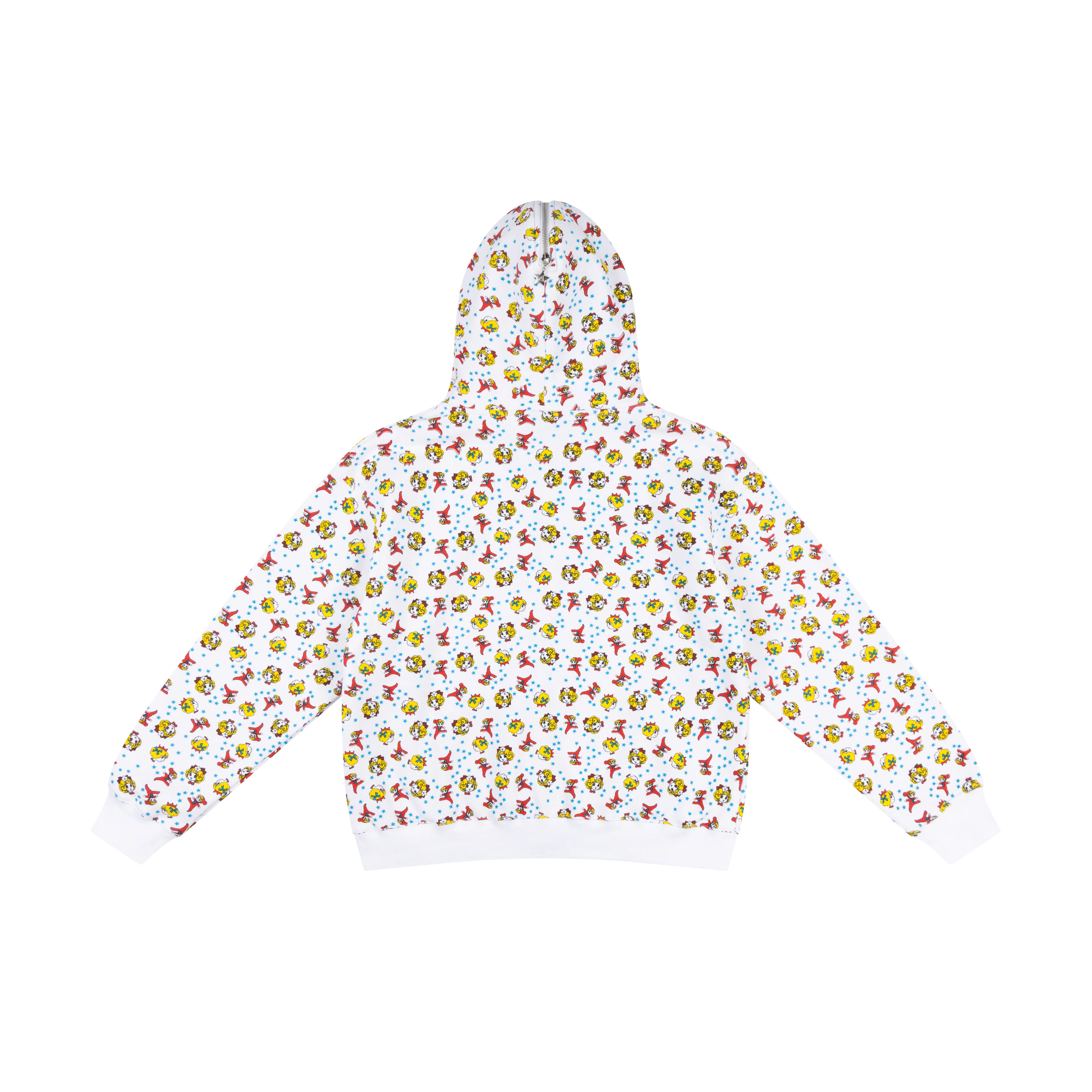 GIRL BABY BUTTERFLY HOODIE  - WHITE - Image 4
