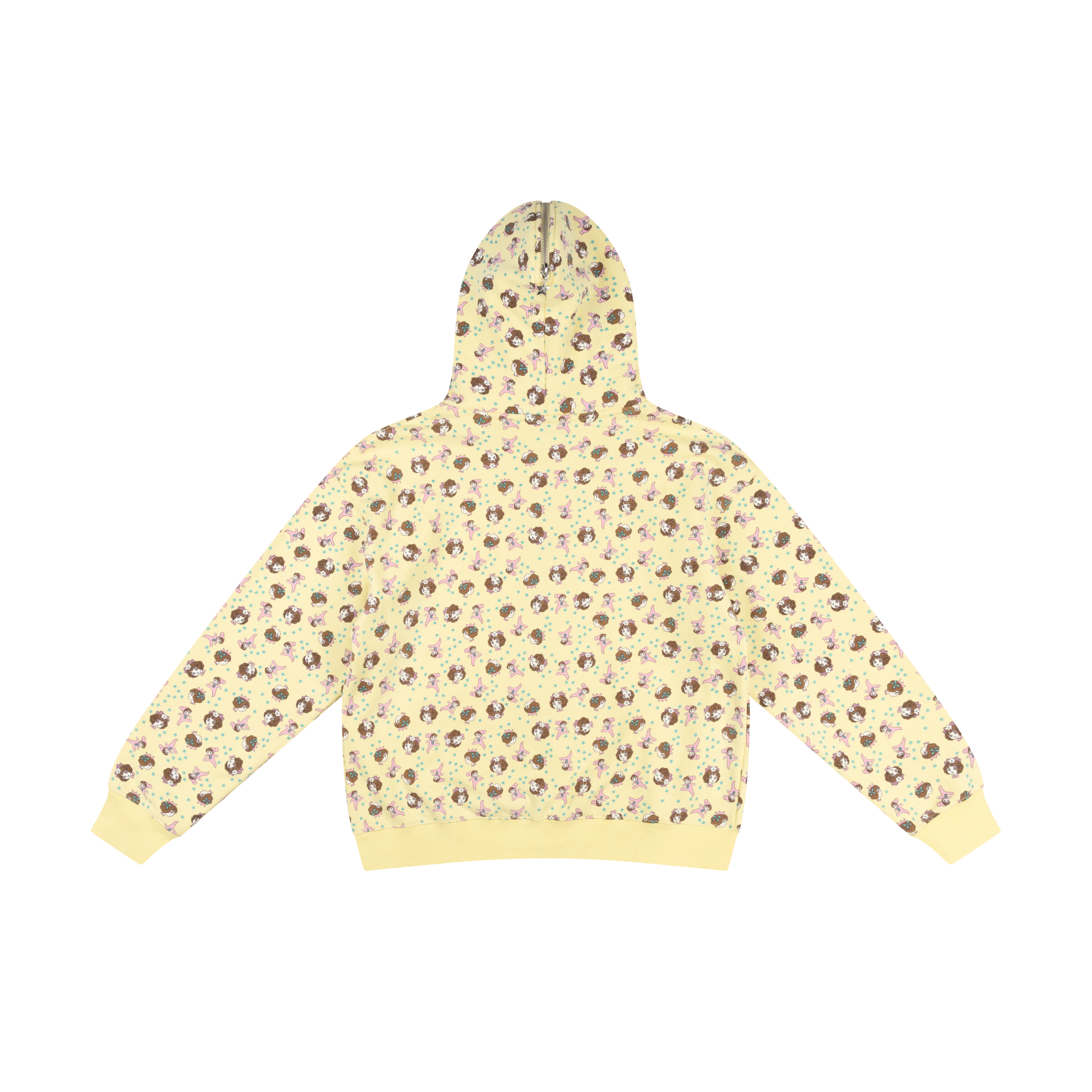 YELLOW GIRL BABY BUTTERFLY HOODIE - Image 4