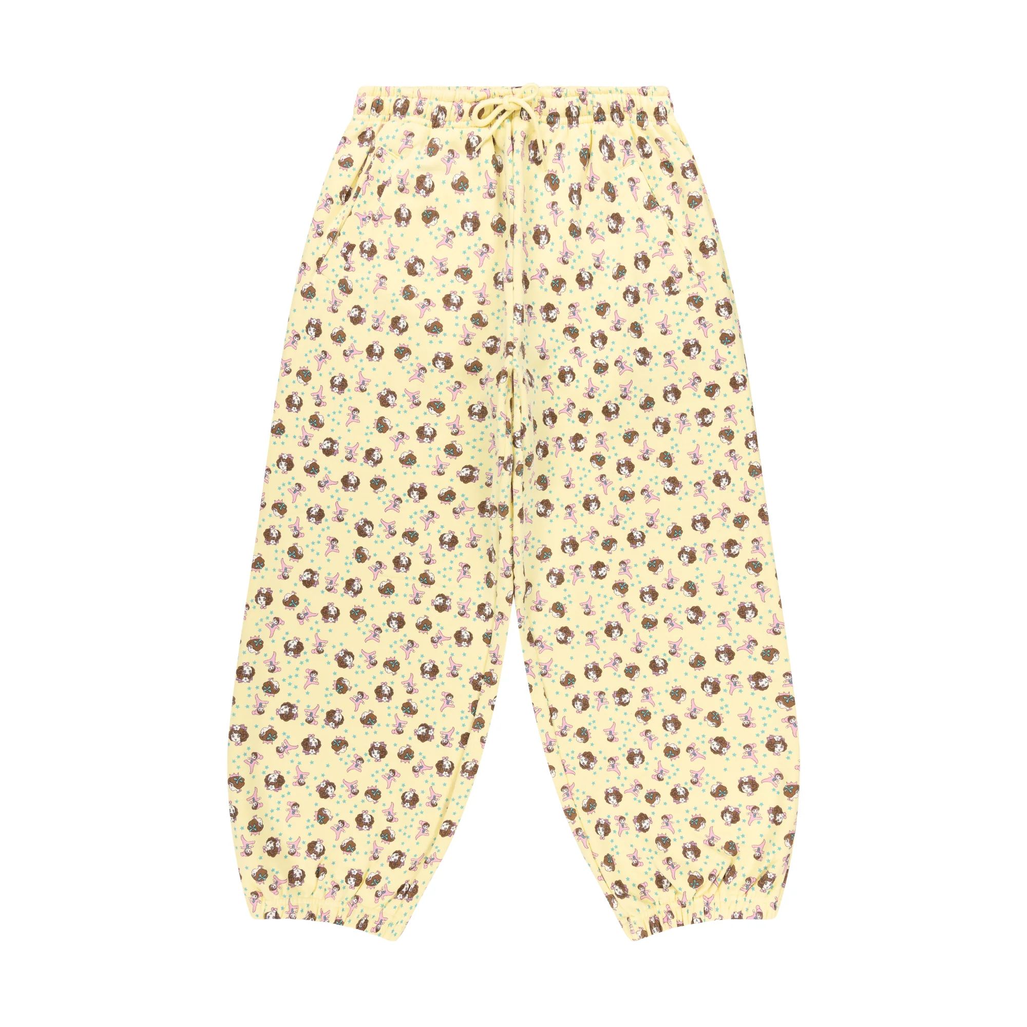 YELLOW GIRL BABY JOGGERS