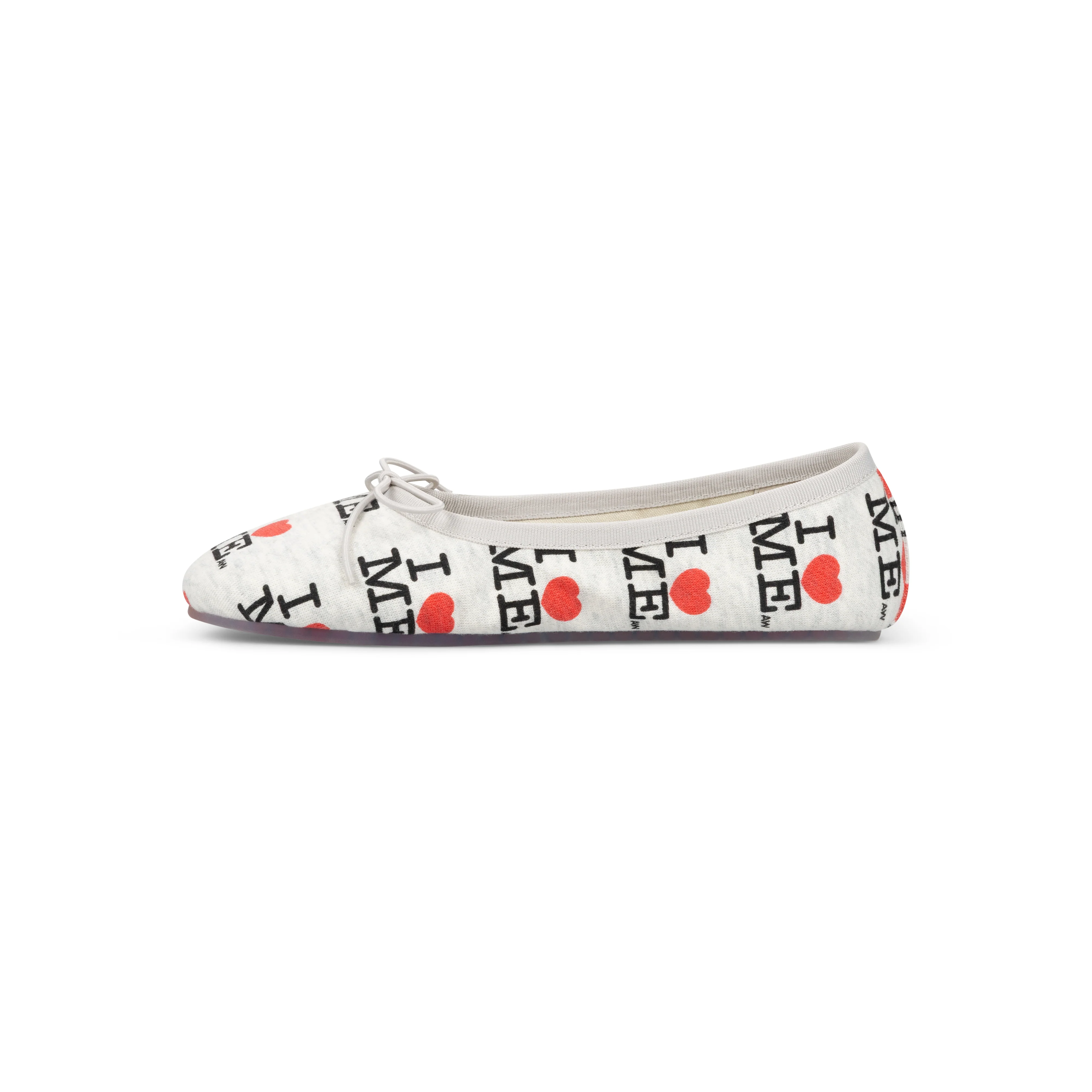 GREY I HEART ME MELODY FLATS - Image 6