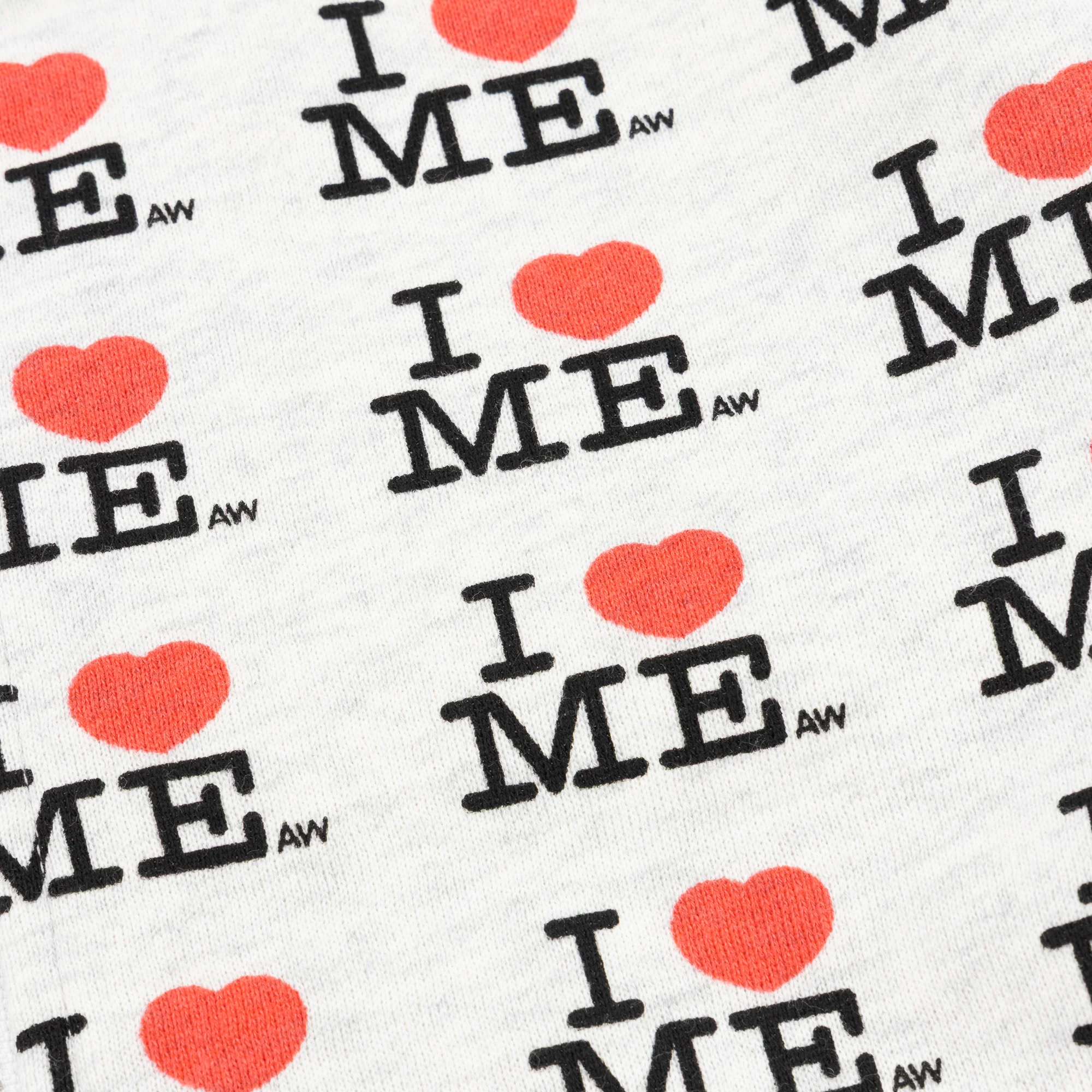 GREY I HEART ME SHRUNK BABY HOODIE - Image 6
