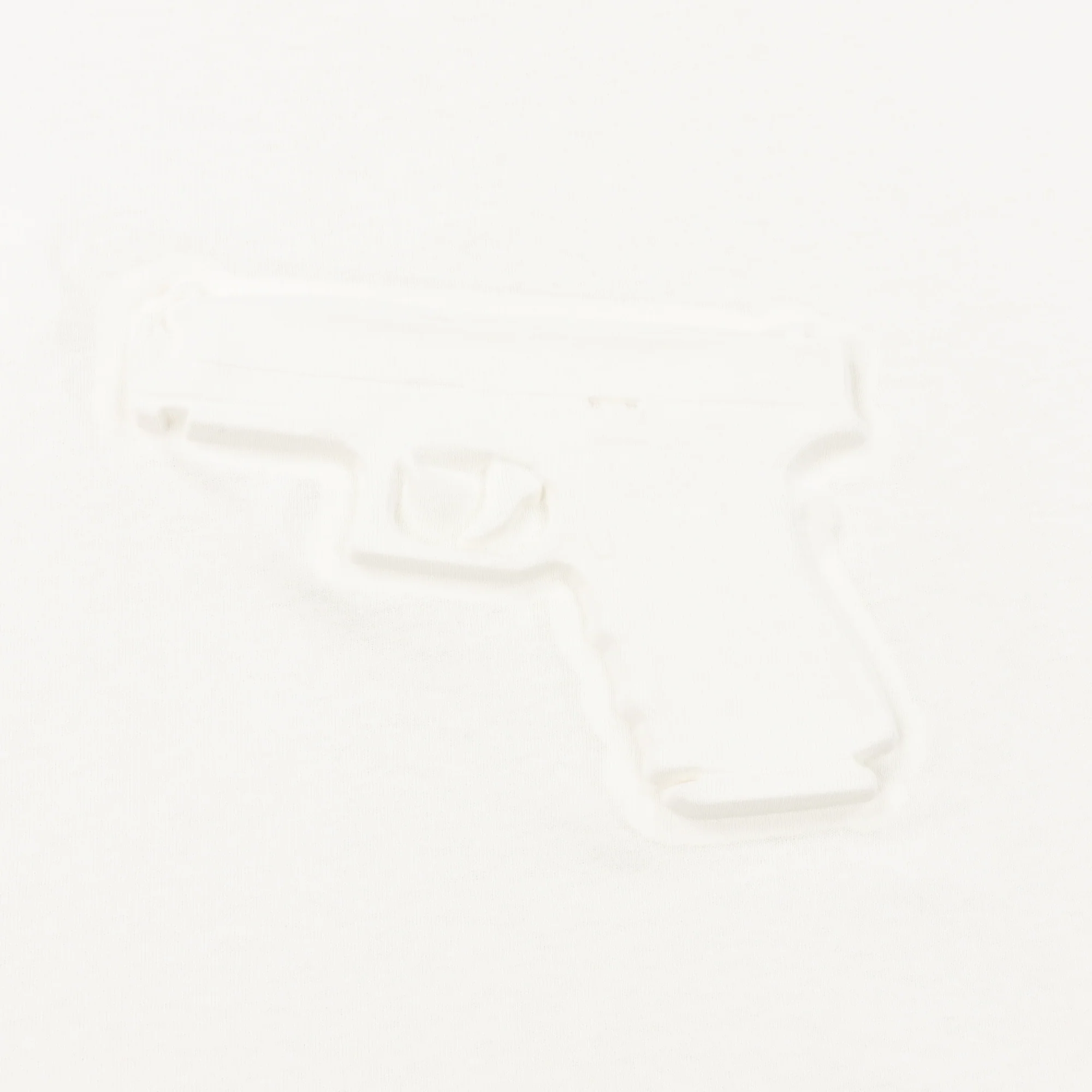 EMBOSSED GUN CROPPED T-SHIRT - Image 3