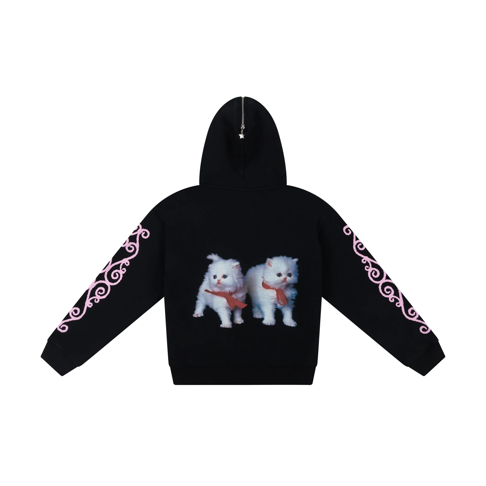 HAPPY KITTEN BUTTERFLY HOODIE - Image 2
