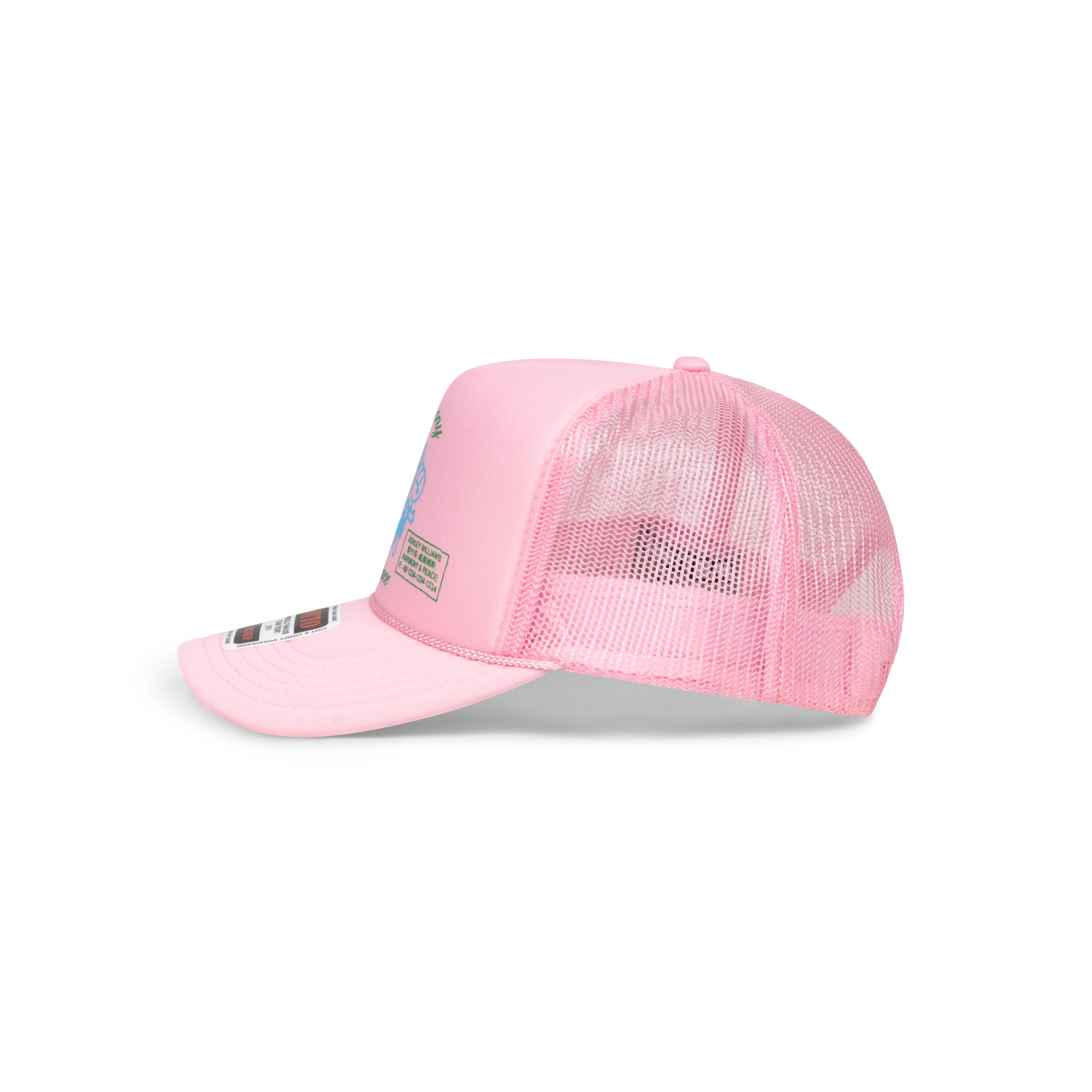 HARMONY & PEACE CAP - PINK - Image 4