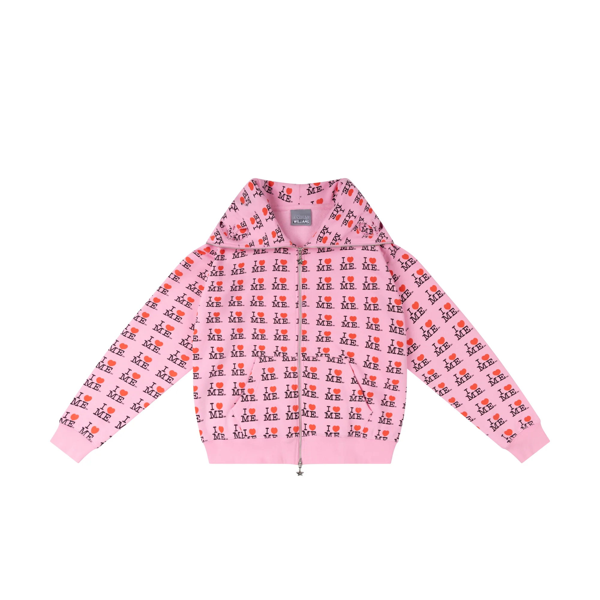 PINK I HEART ME BUTTERFLY HOODIE - Image 3