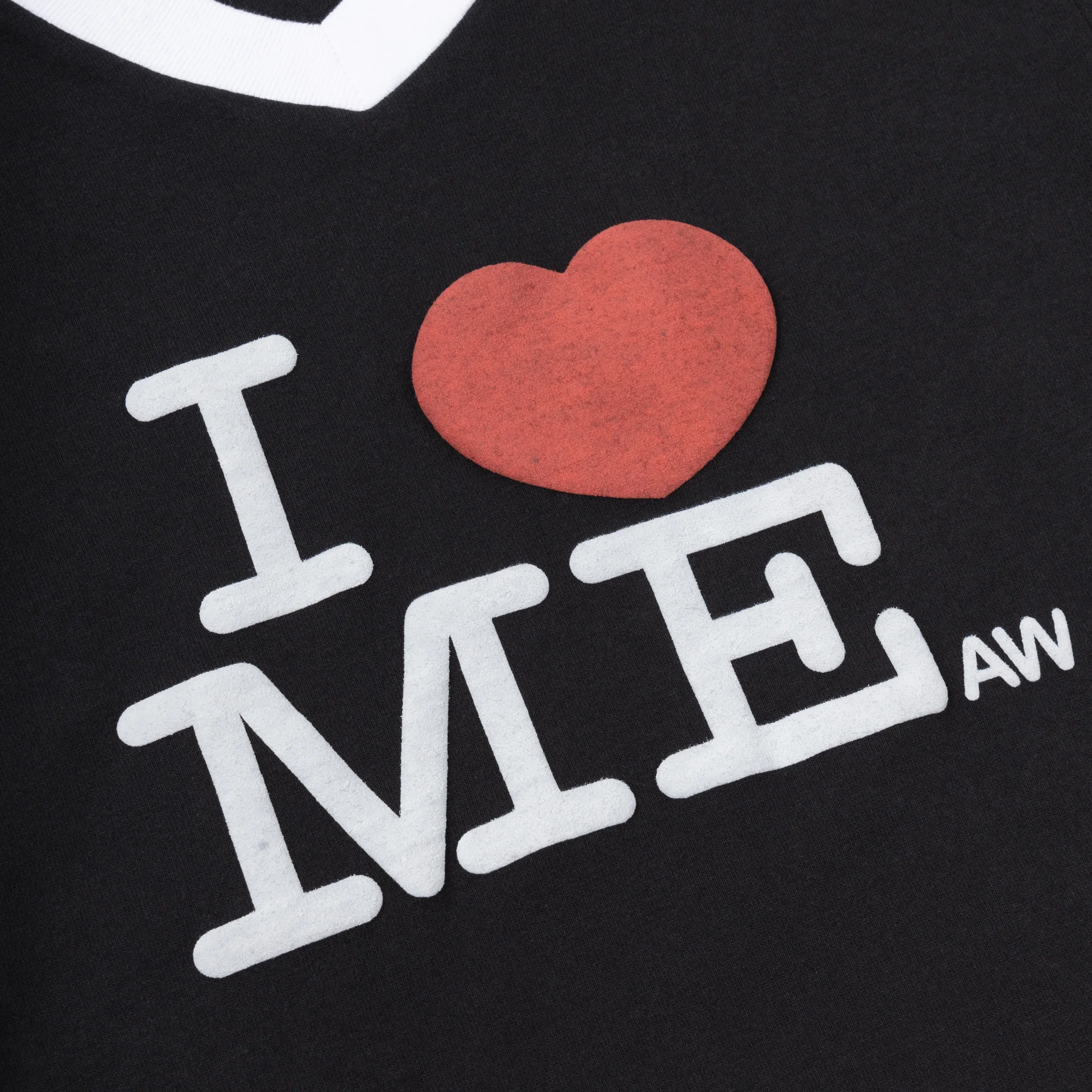 I HEART ME VARSITY T DRESS - BLACK - Image 3