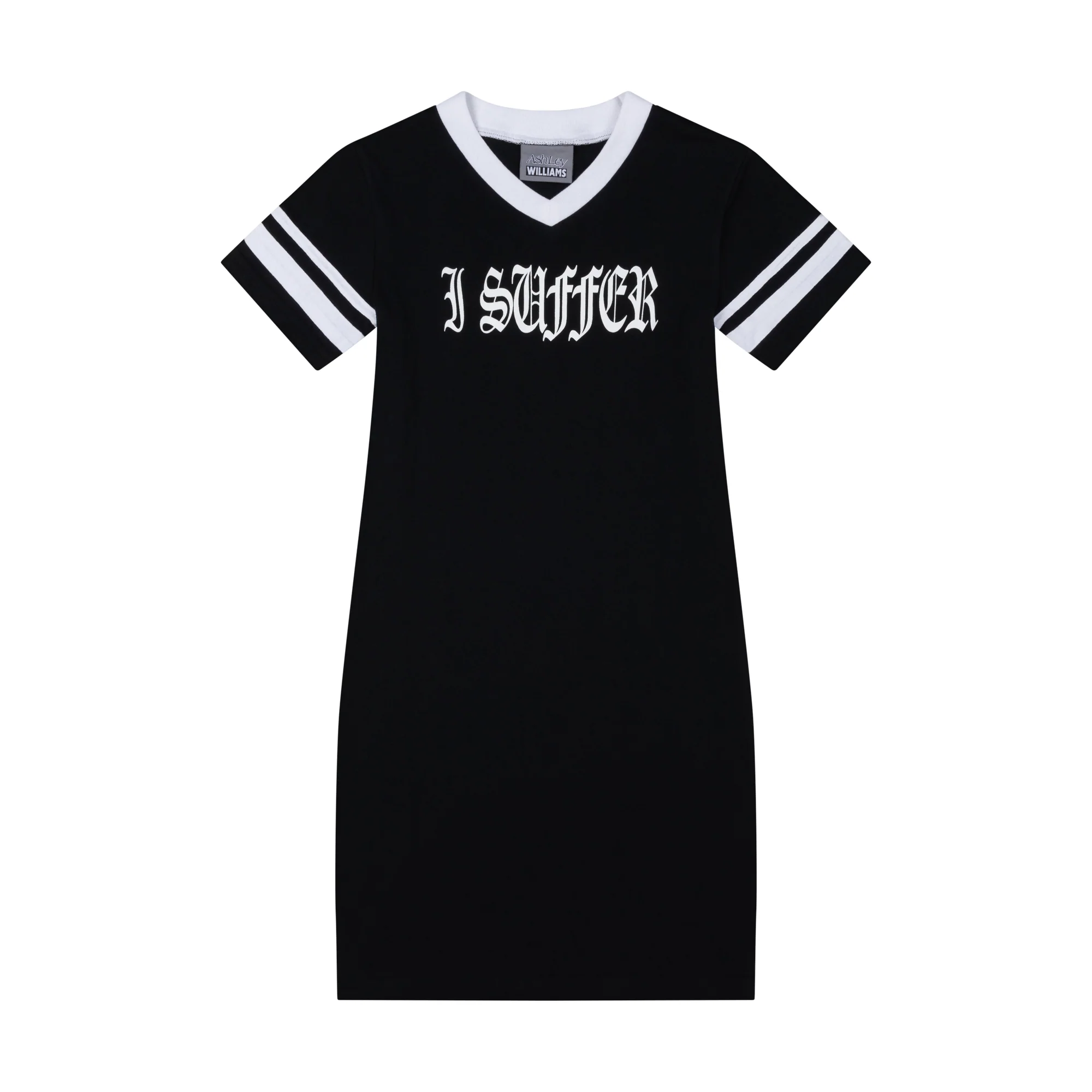 I SUFFER VARSITY T DRESS