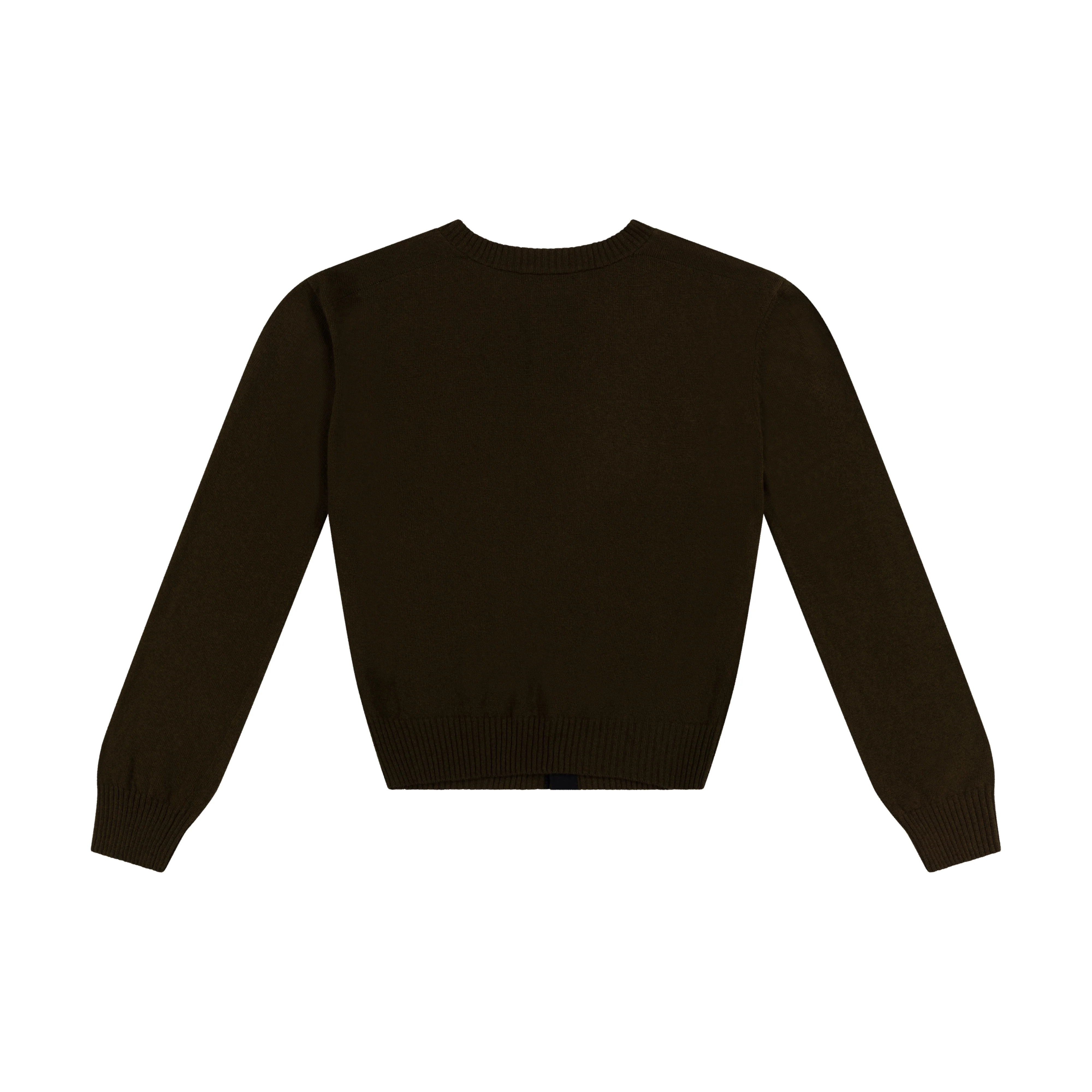 OLIVE KNIT SKULL CARDIGAN - Image 4