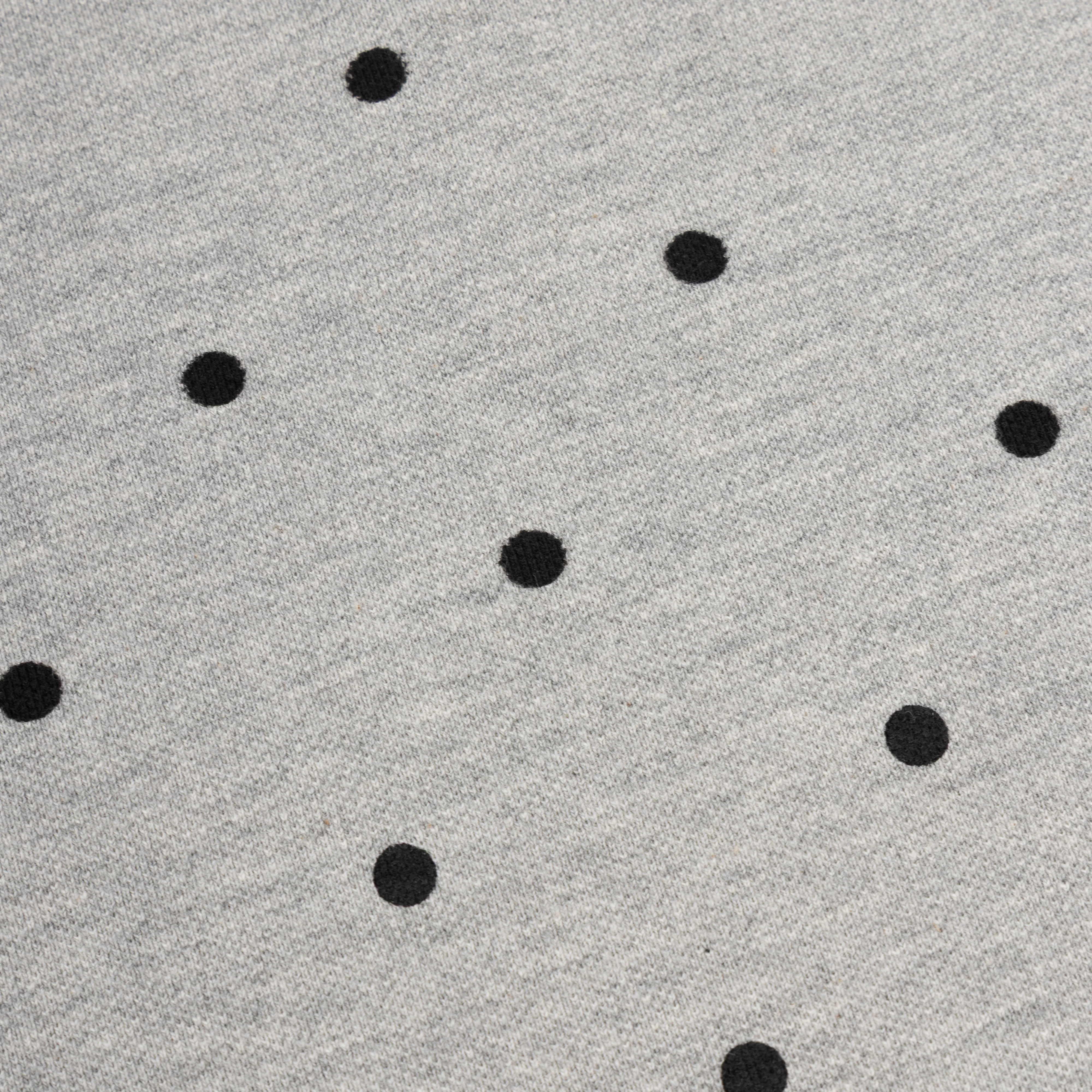 GREY POLKA DOT  LONG SLEEVE AMELIA DRESS - Image 4