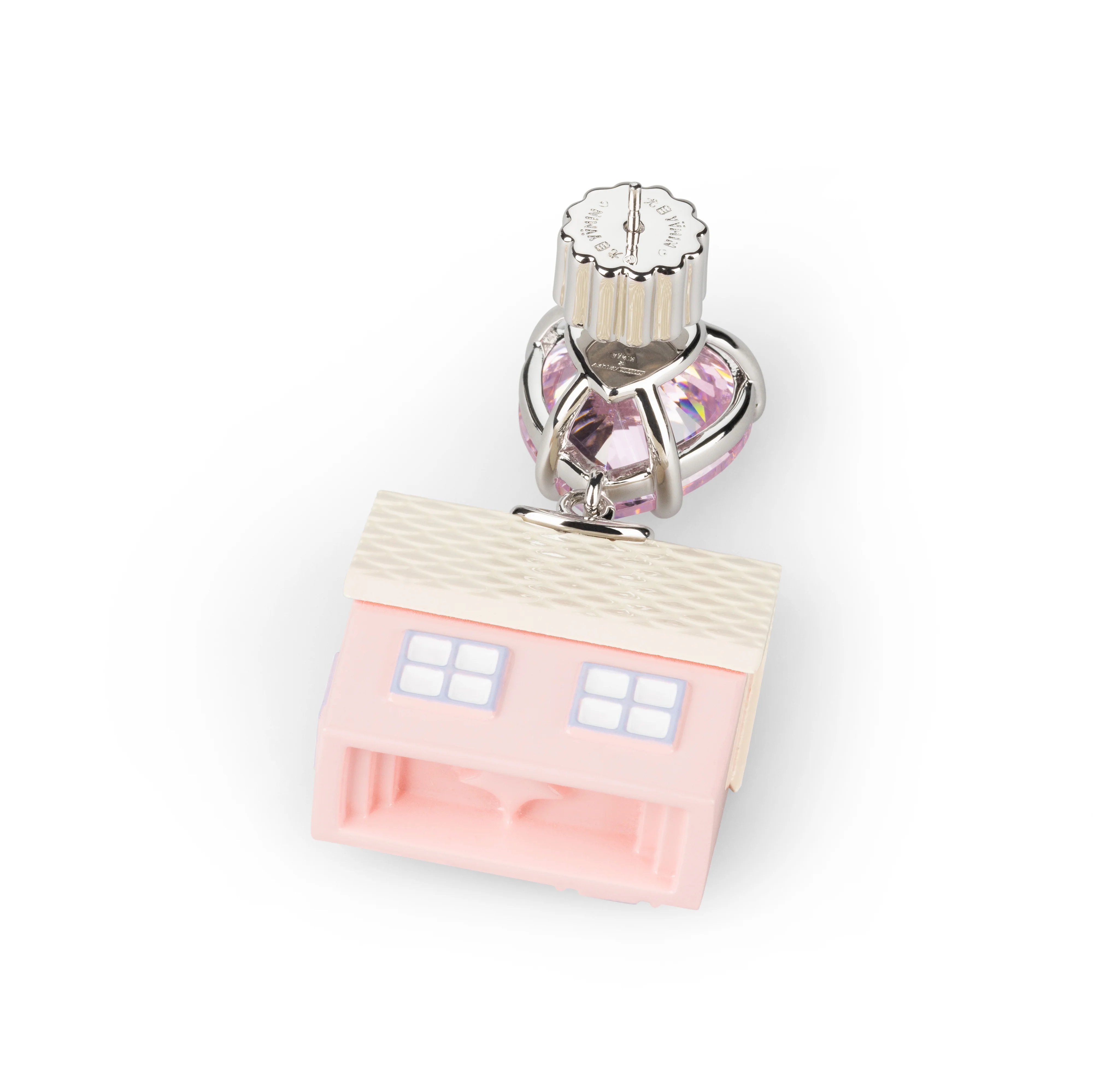PINK ASHLEY WILLIAMS X YVMIN HOUSE EARRINGS - Image 4