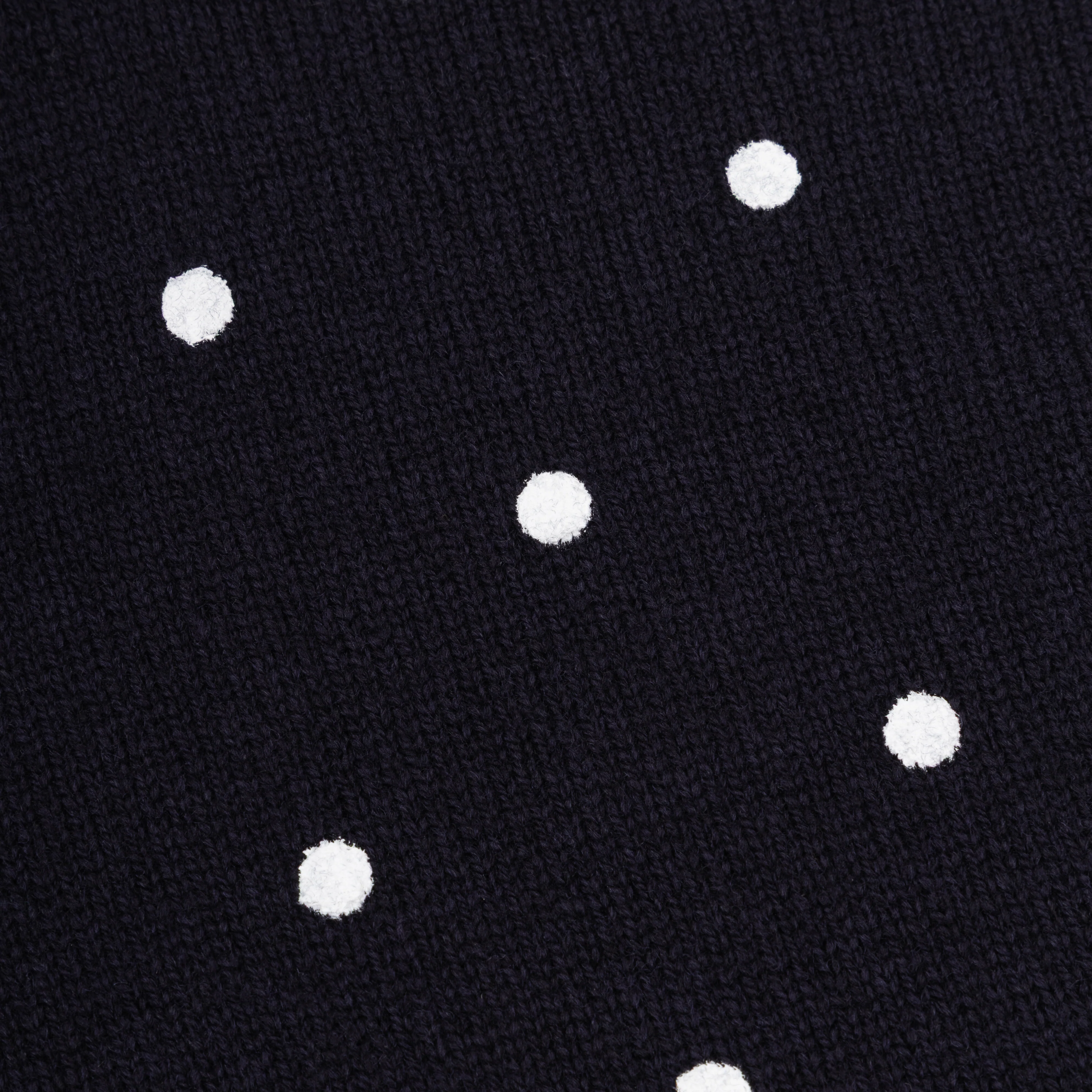 WHITE POLKA DOT MOLLY KNIT JUMPER - Image 5