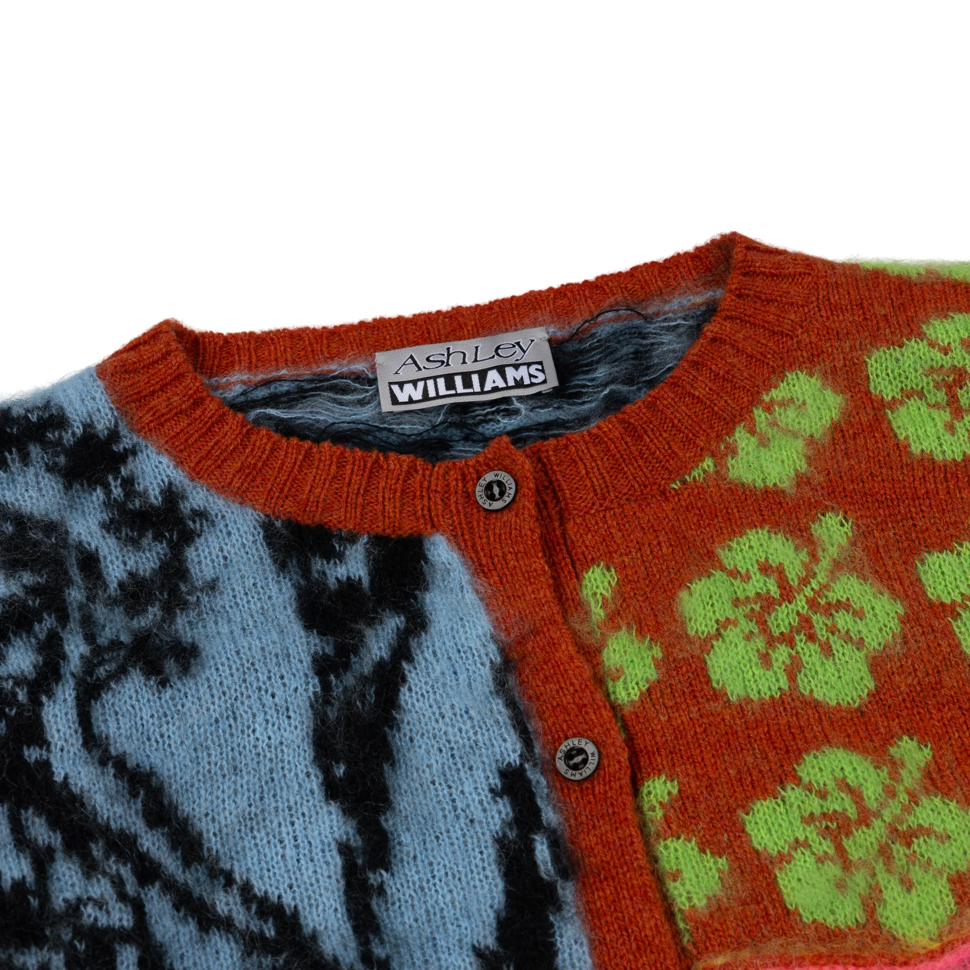 PATCHWORK KNIT CARDIGAN - Image 2