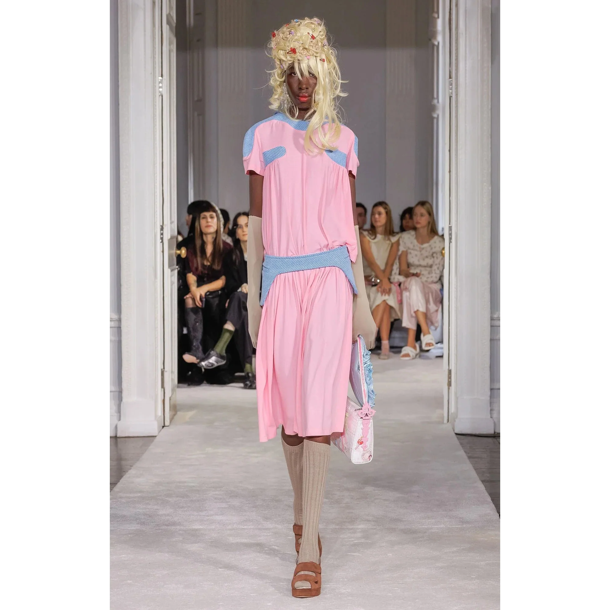 PINK PILLBOX SKIRT - Image 2