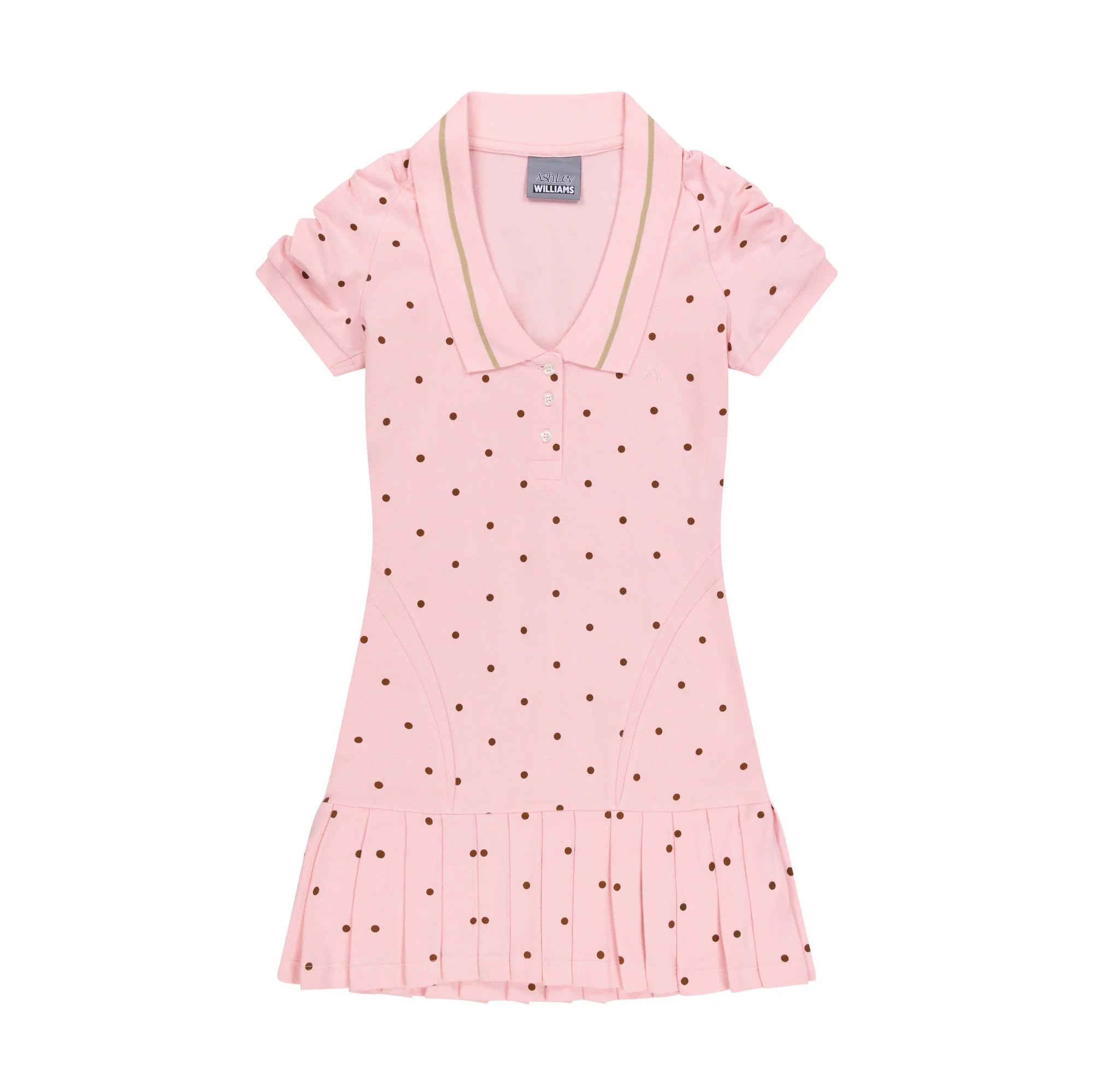 PINK POLKA DOTS AMELIA DRESS