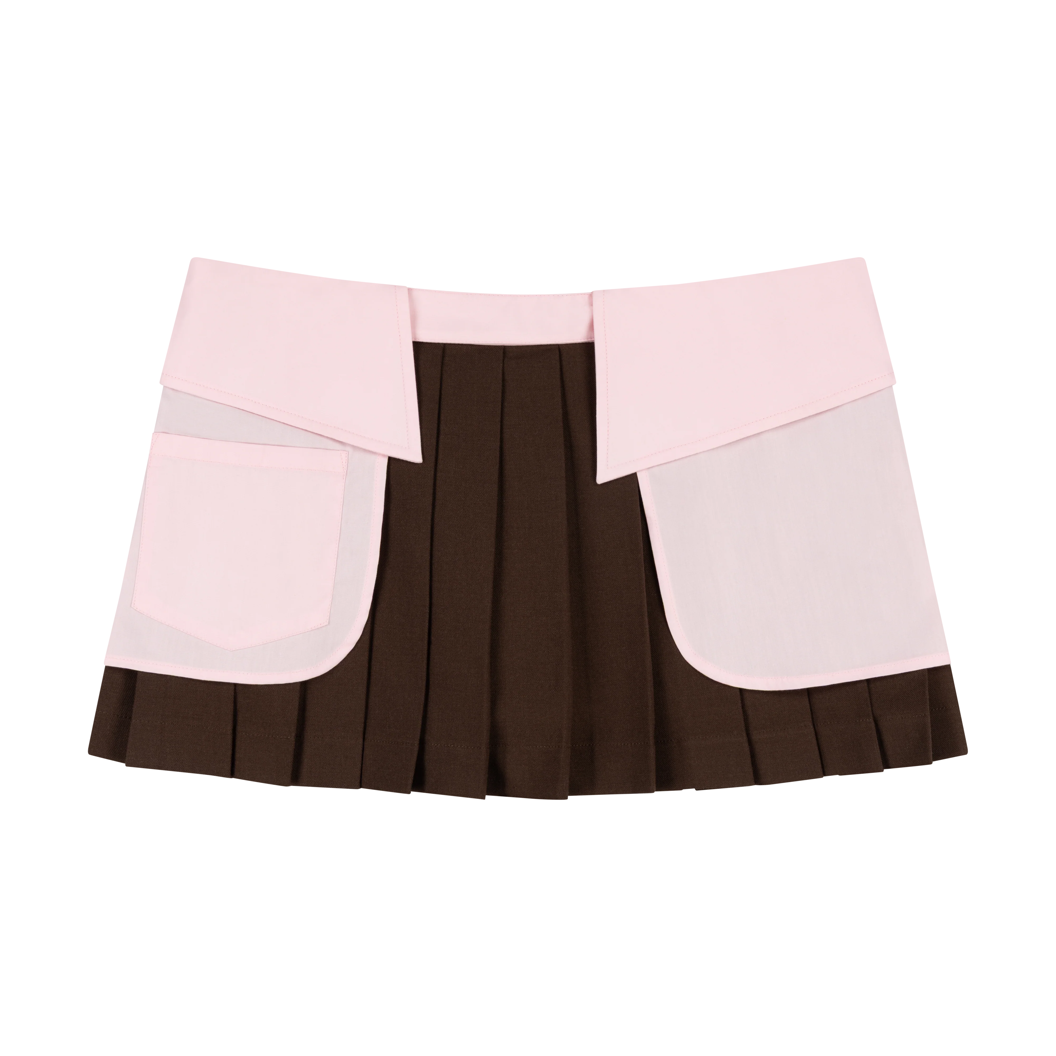 PINK COLLAR MINI SKORT