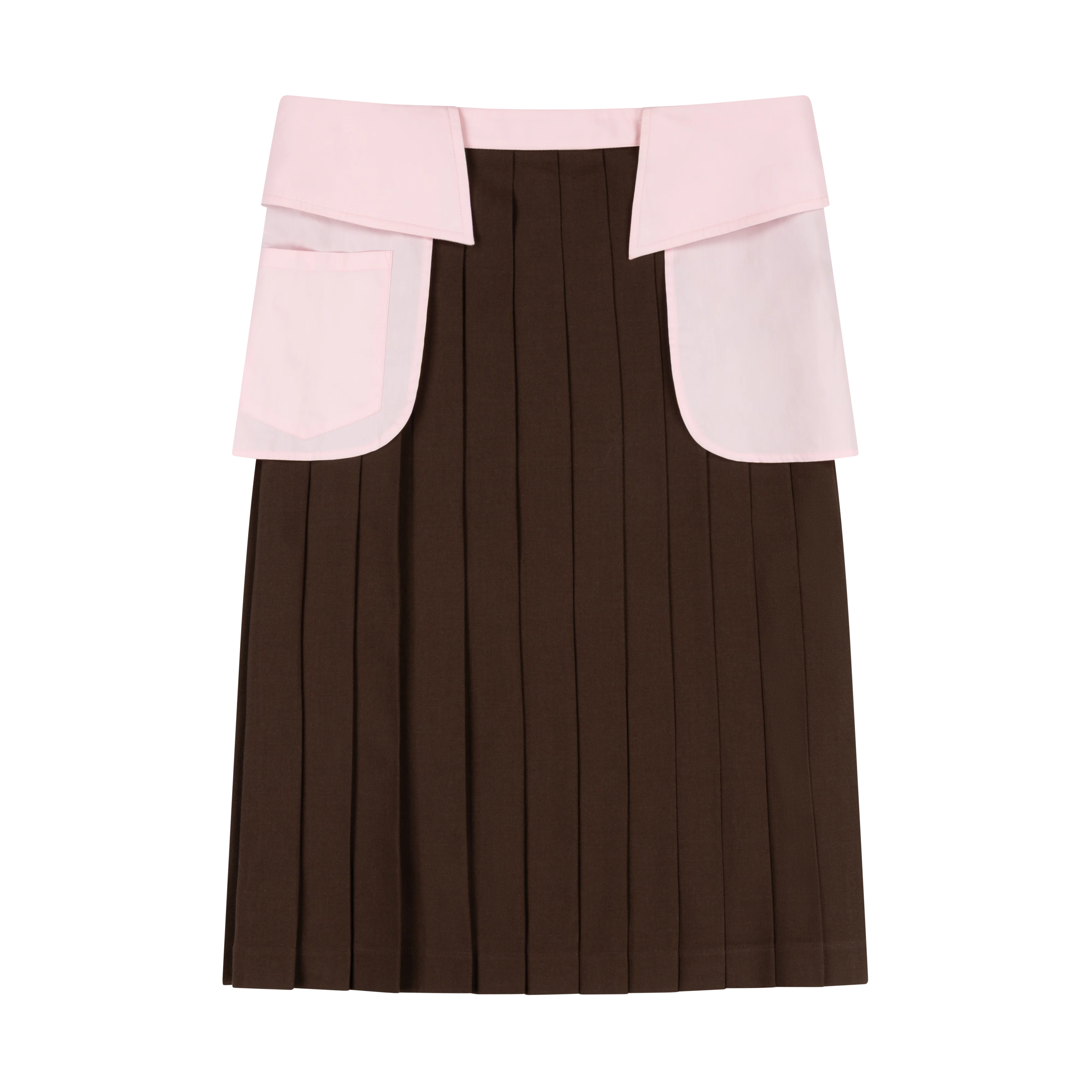 PINK COLLAR SKIRT