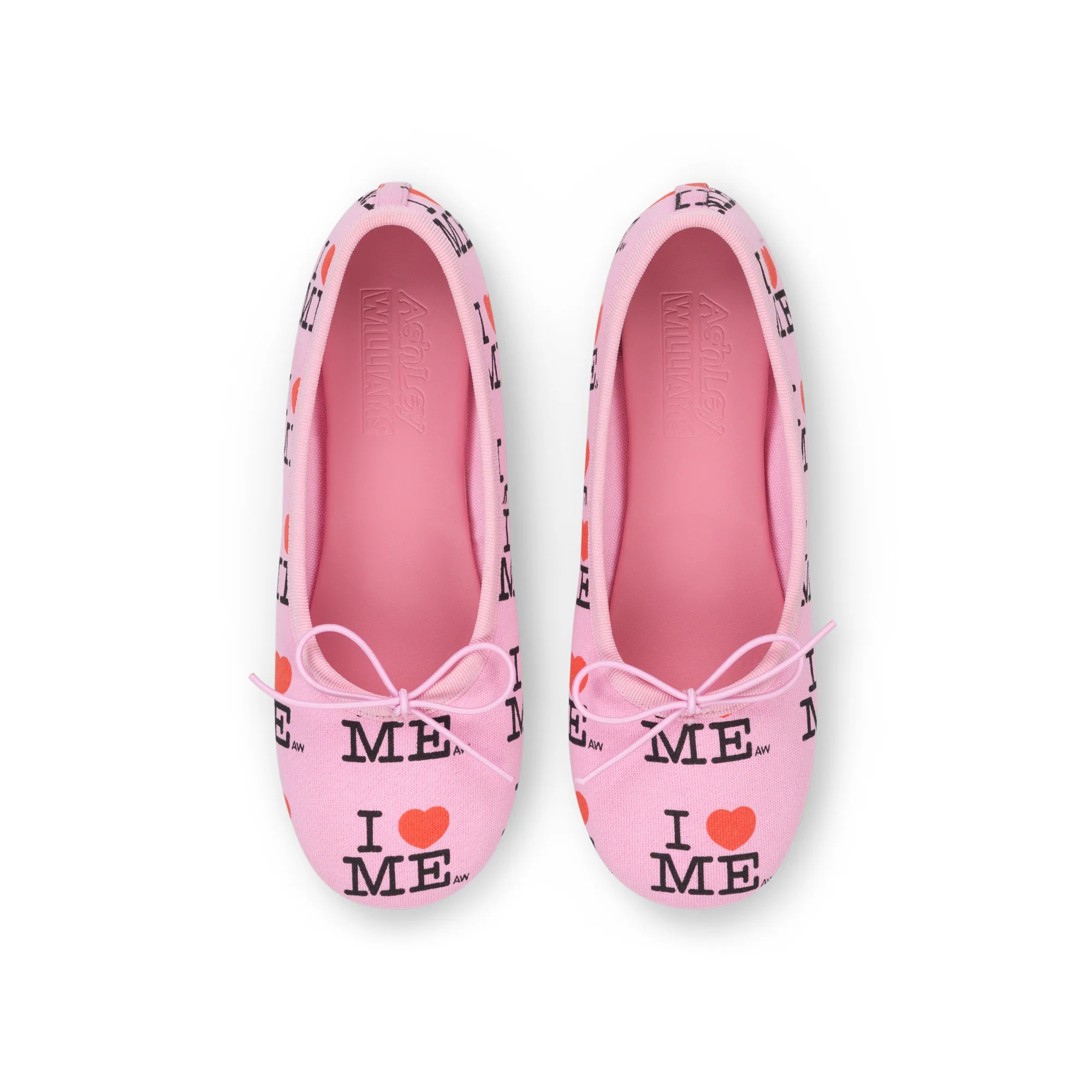 PINK I HEART ME MELODY FLATS - Image 2