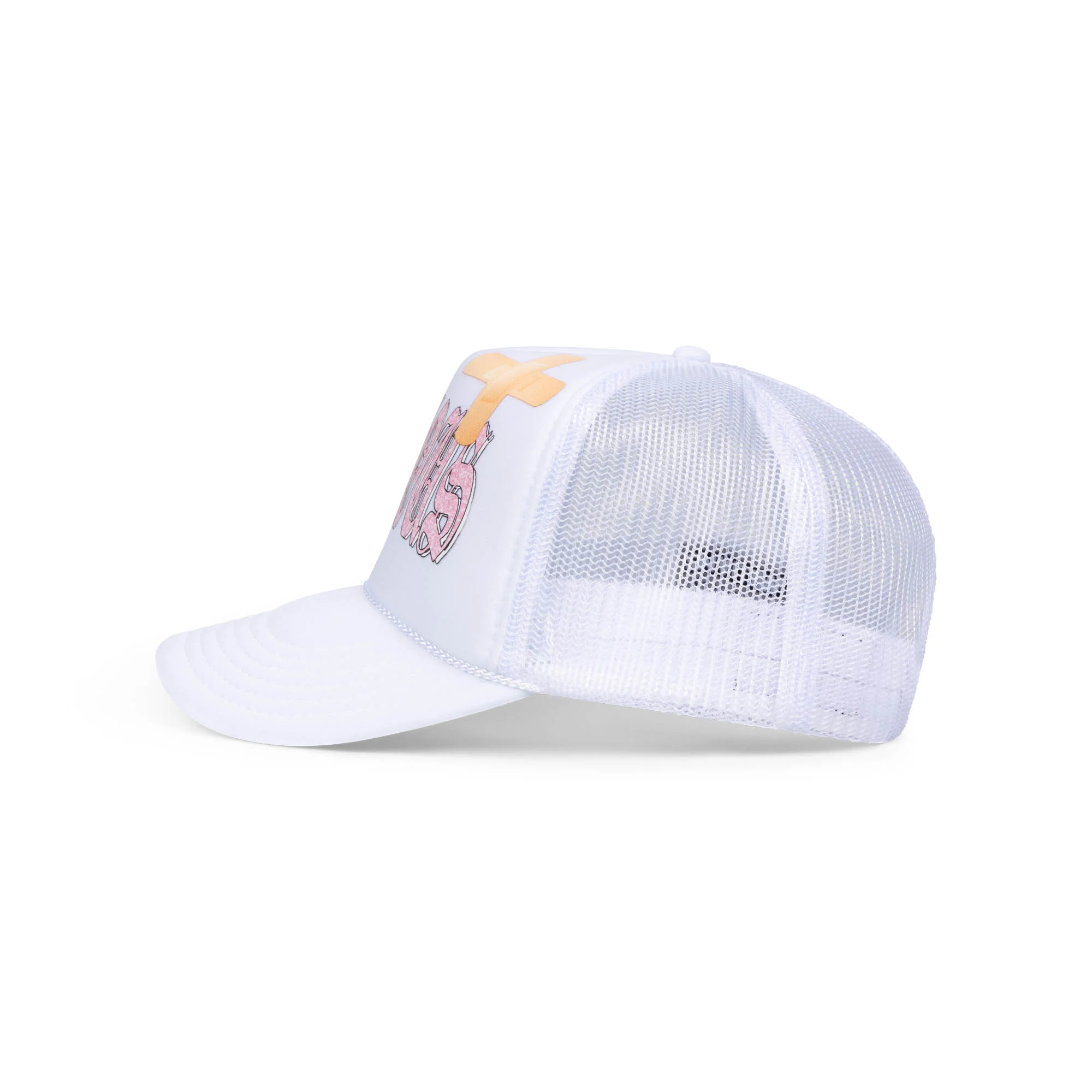 PINK PRECIOUS TRUCKER - WHITE - Image 2