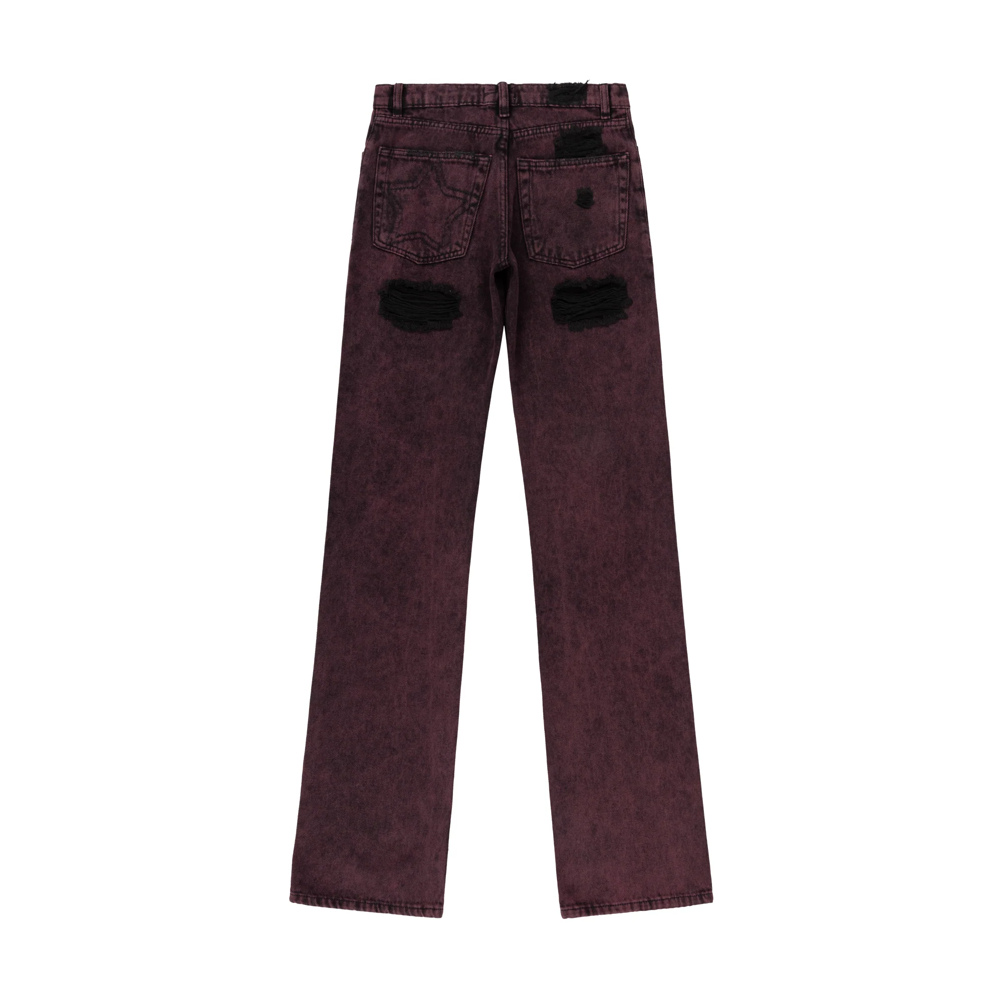 PURPLE RIP JEANS - Image 2