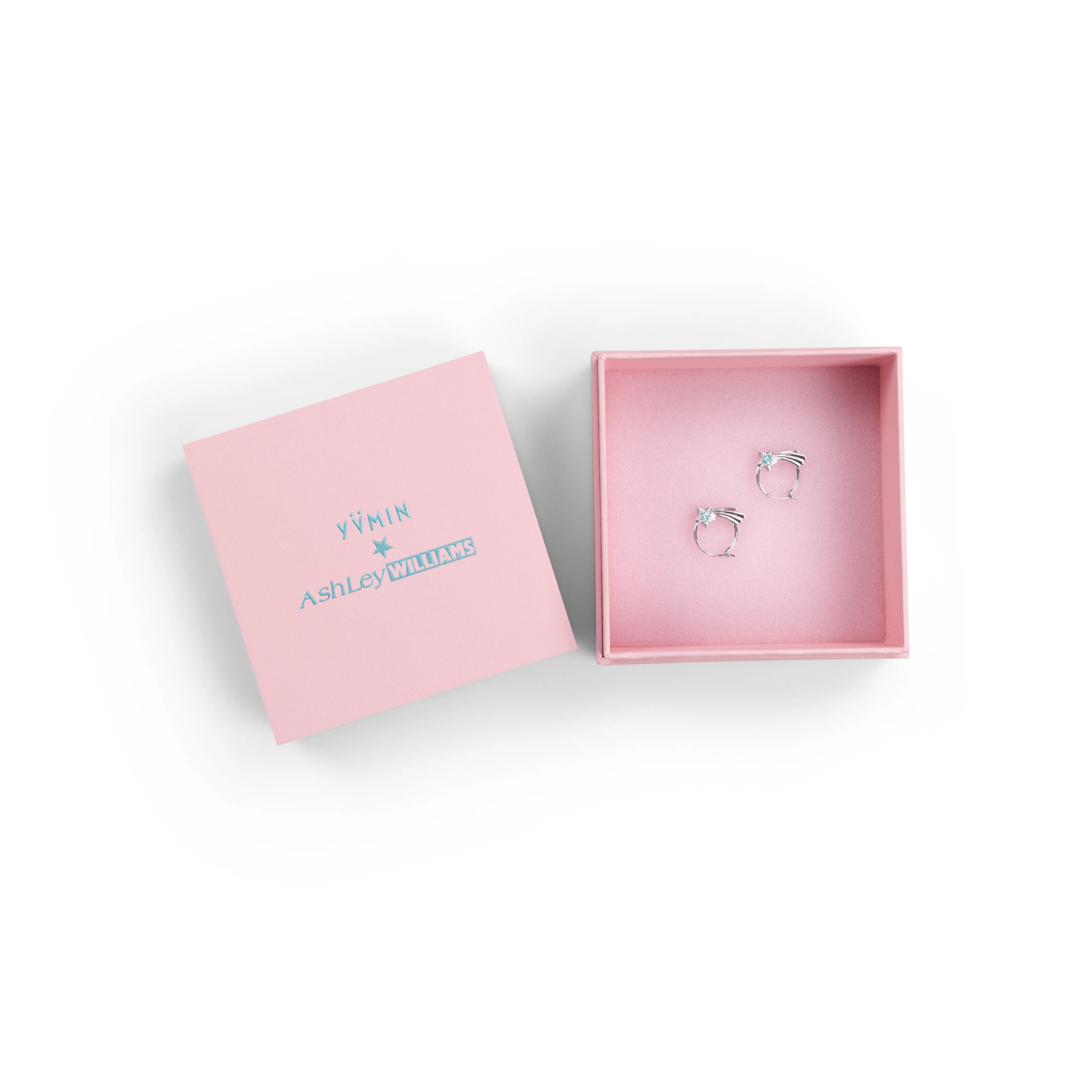 ASHLEY WILLIAMS X YVMIN SHORT SMASH PLATE  STUD EARRING - Image 3