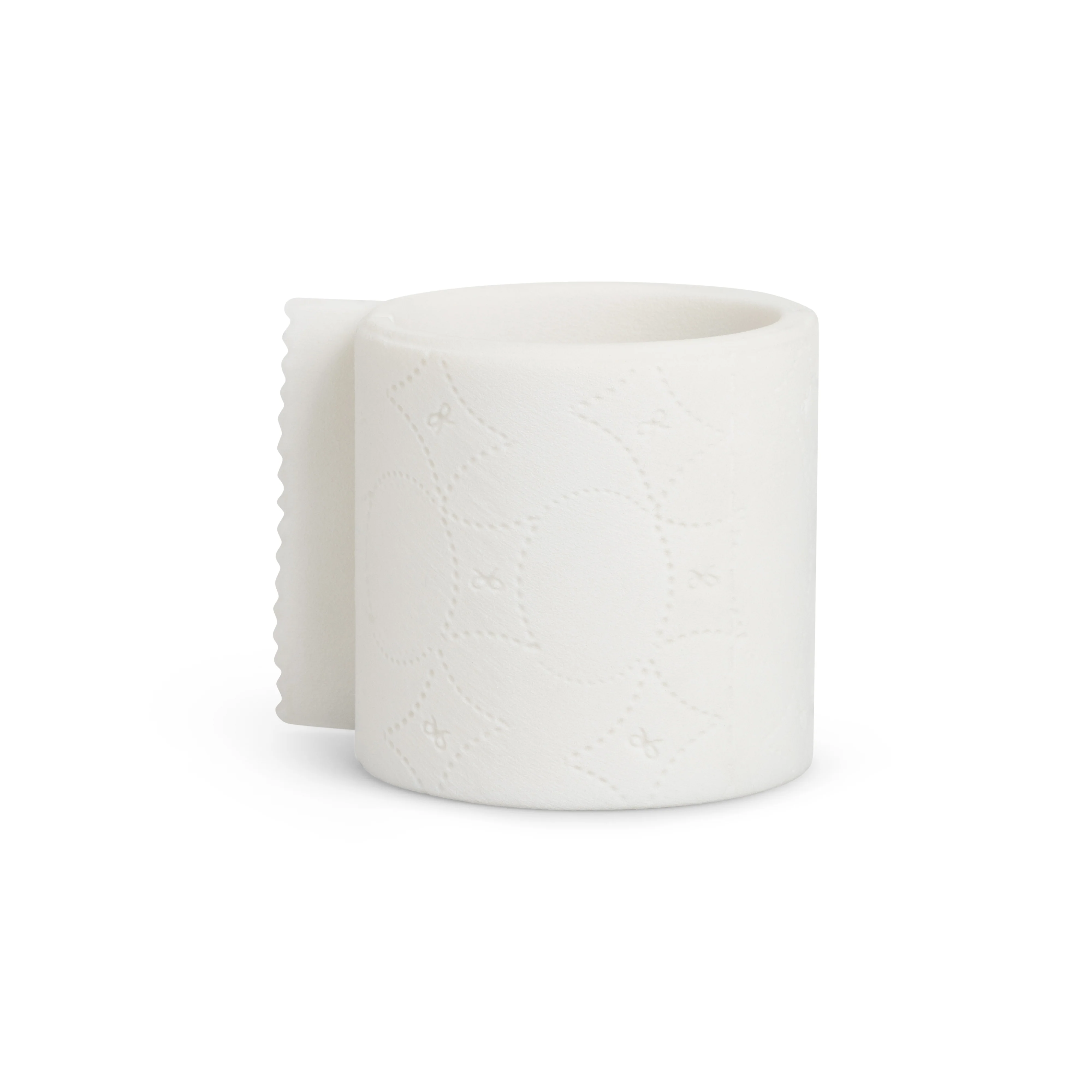 WHITE ASHLEY WILLIAMS X YVMIN  SQUARE TOILET PAPER  BRACELET