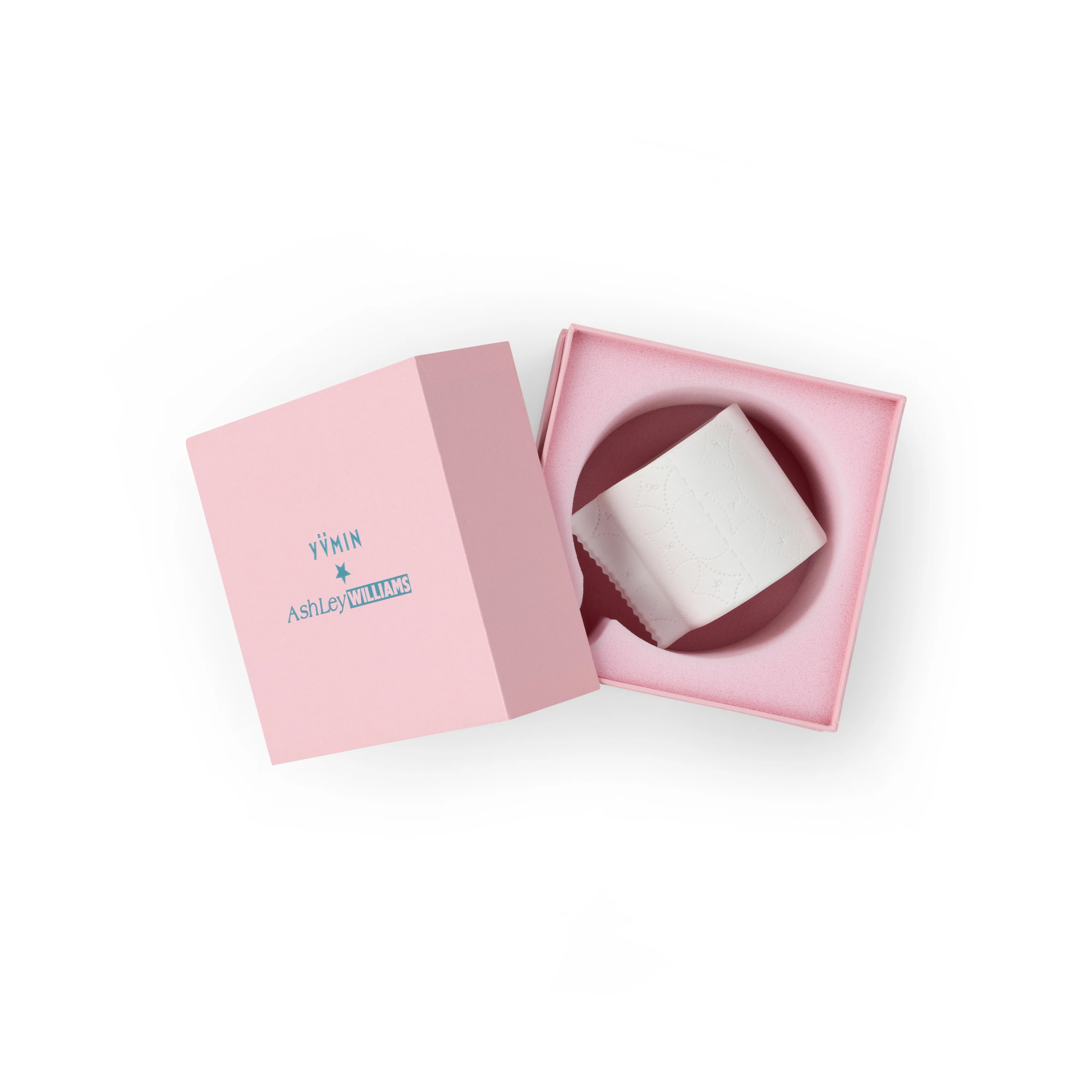 WHITE ASHLEY WILLIAMS X YVMIN  SQUARE TOILET PAPER  BRACELET - Image 5