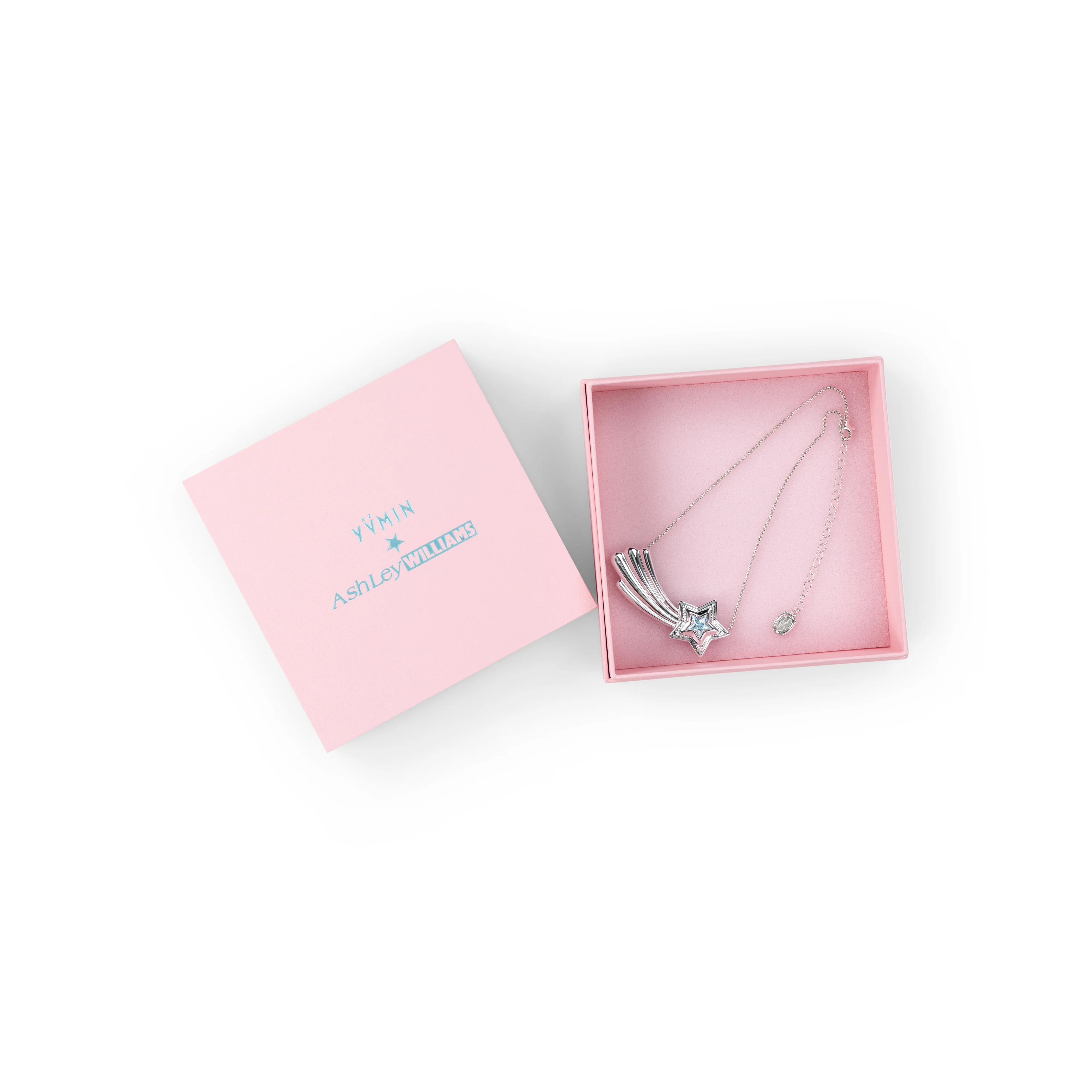 SILVER ASHLEY WILLIAMS X YVMIN  STAR NECKLACE - Image 5