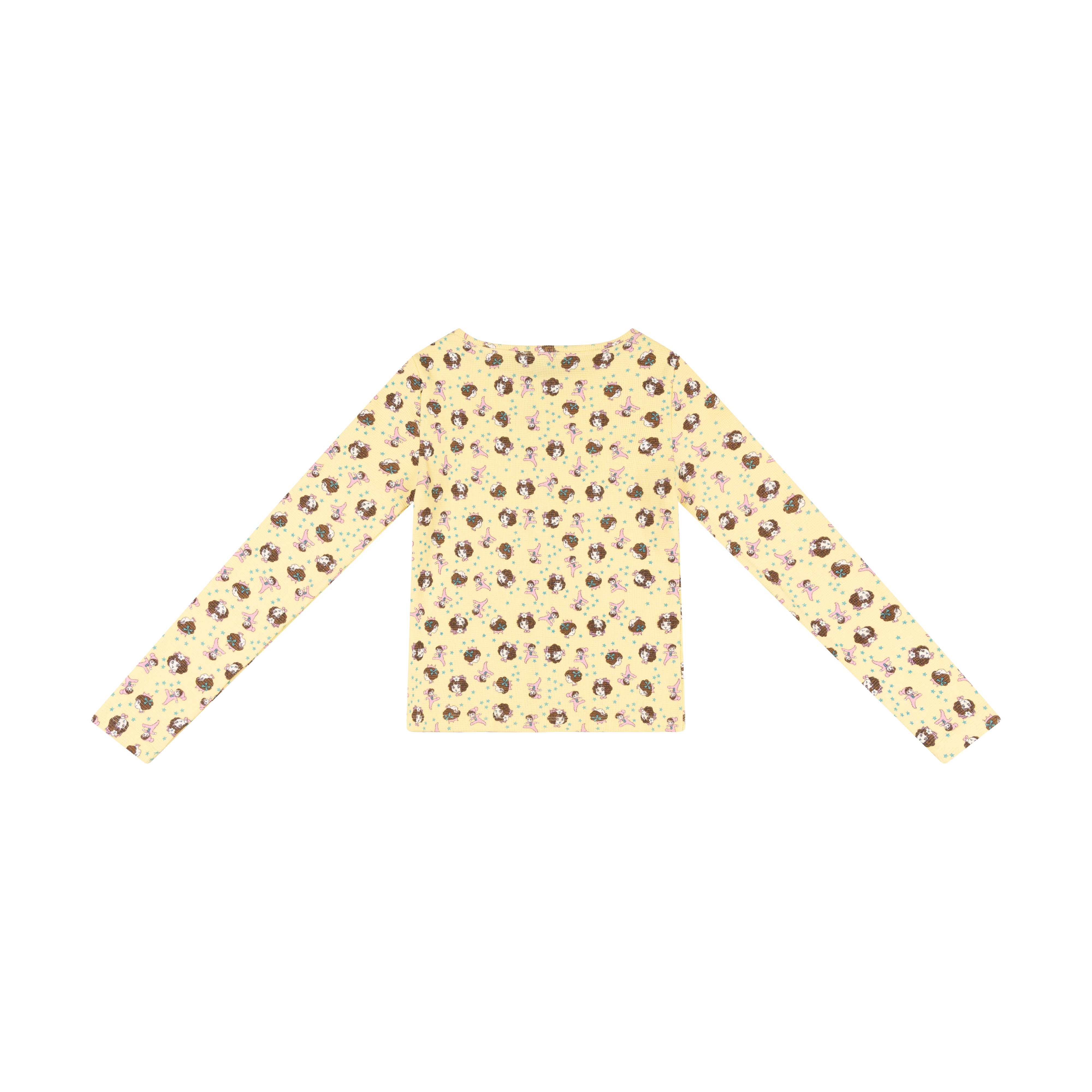 YELLOW GIRL BABY THERMAL TOP - Image 3