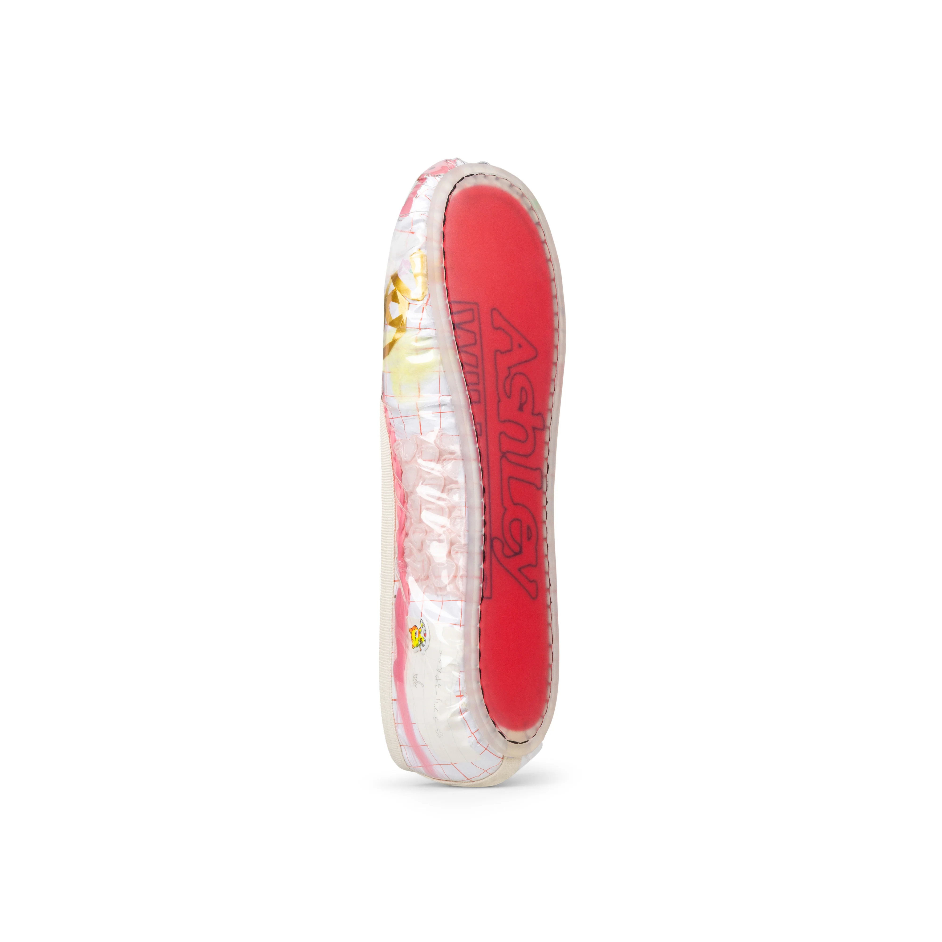 RED GRID TRASH MELODY FLATS - Image 5