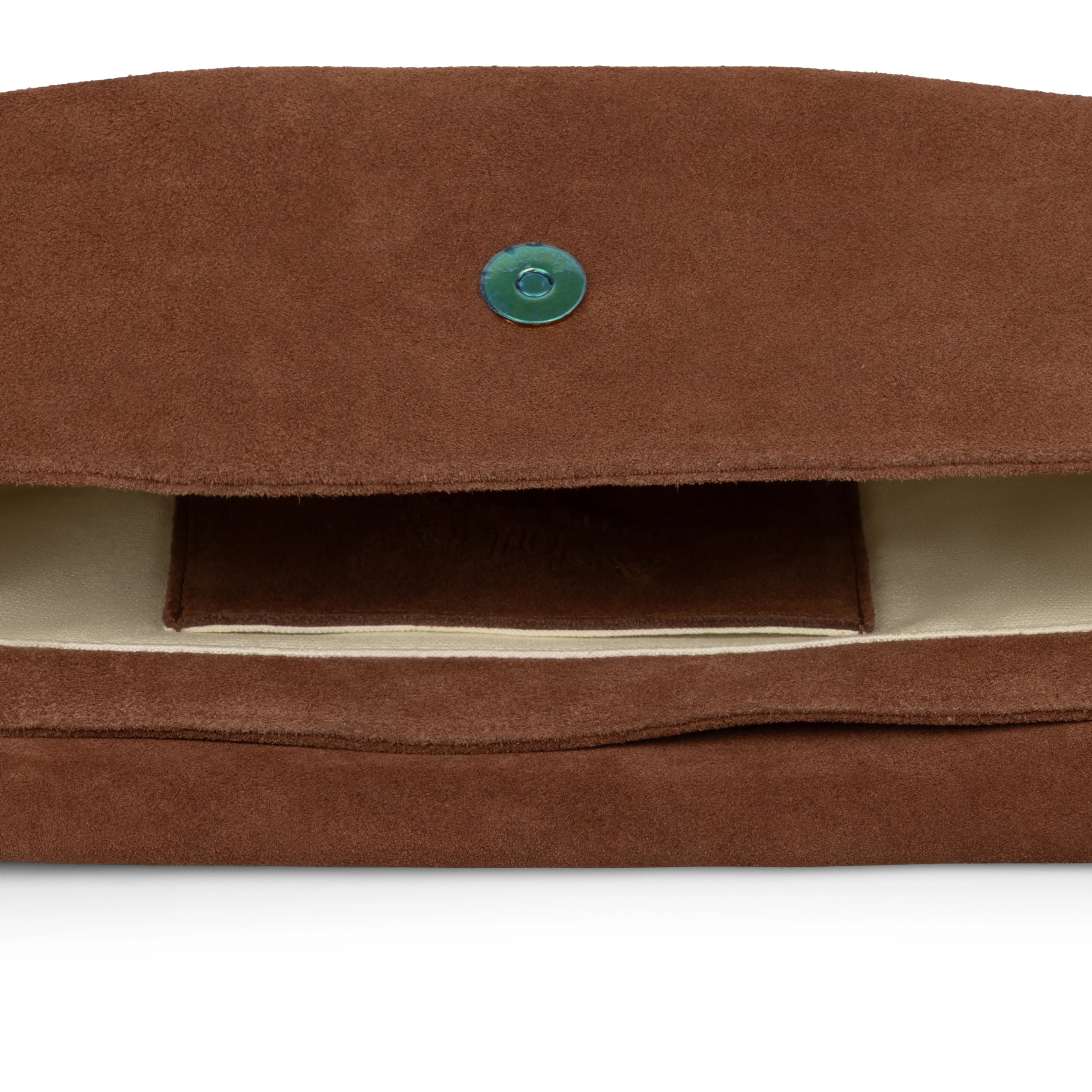 TREASURE CHEST SUEDE LOCK HANDBAG - Image 4