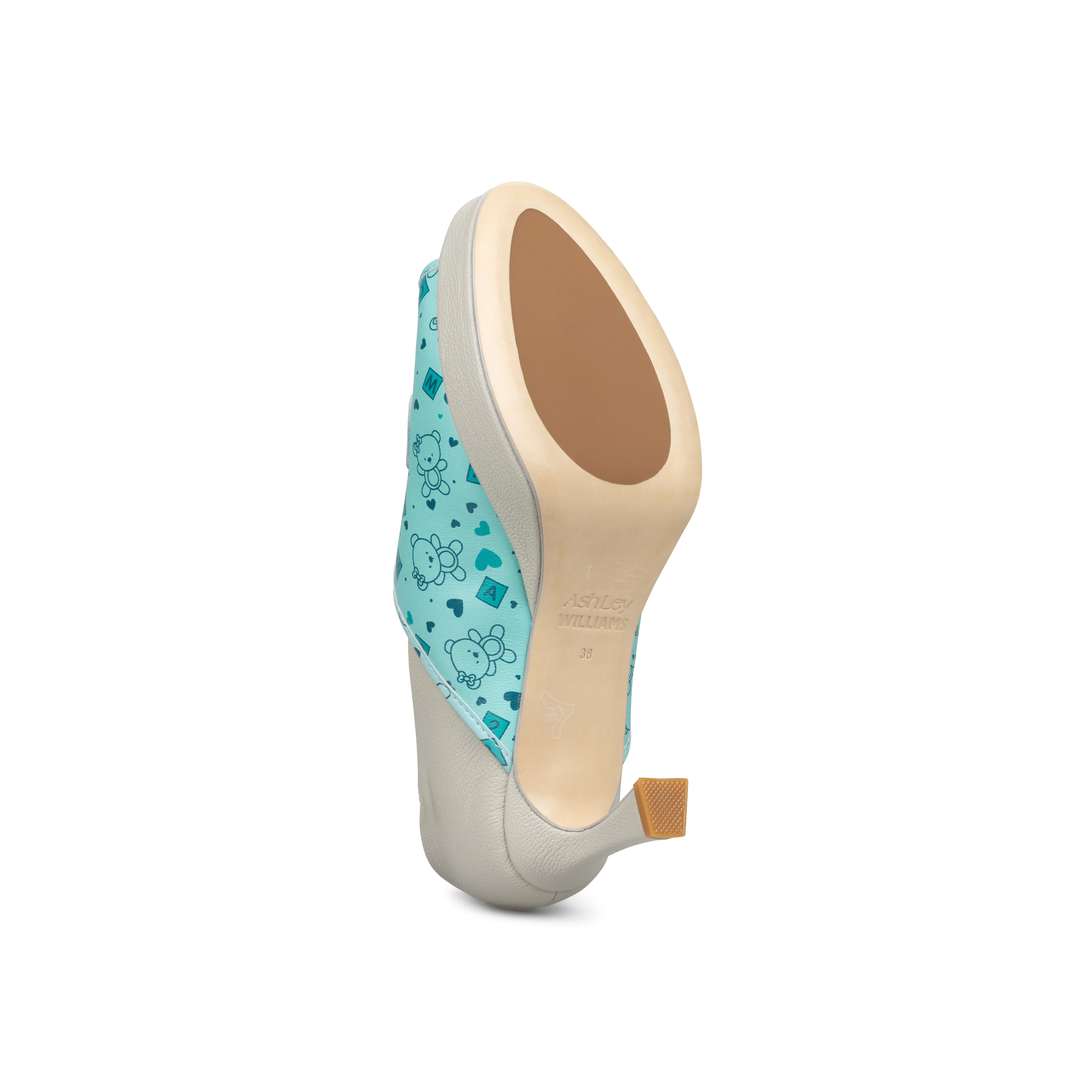 LITTLE BEAR VELCRO KITTEN HEELS - Image 5
