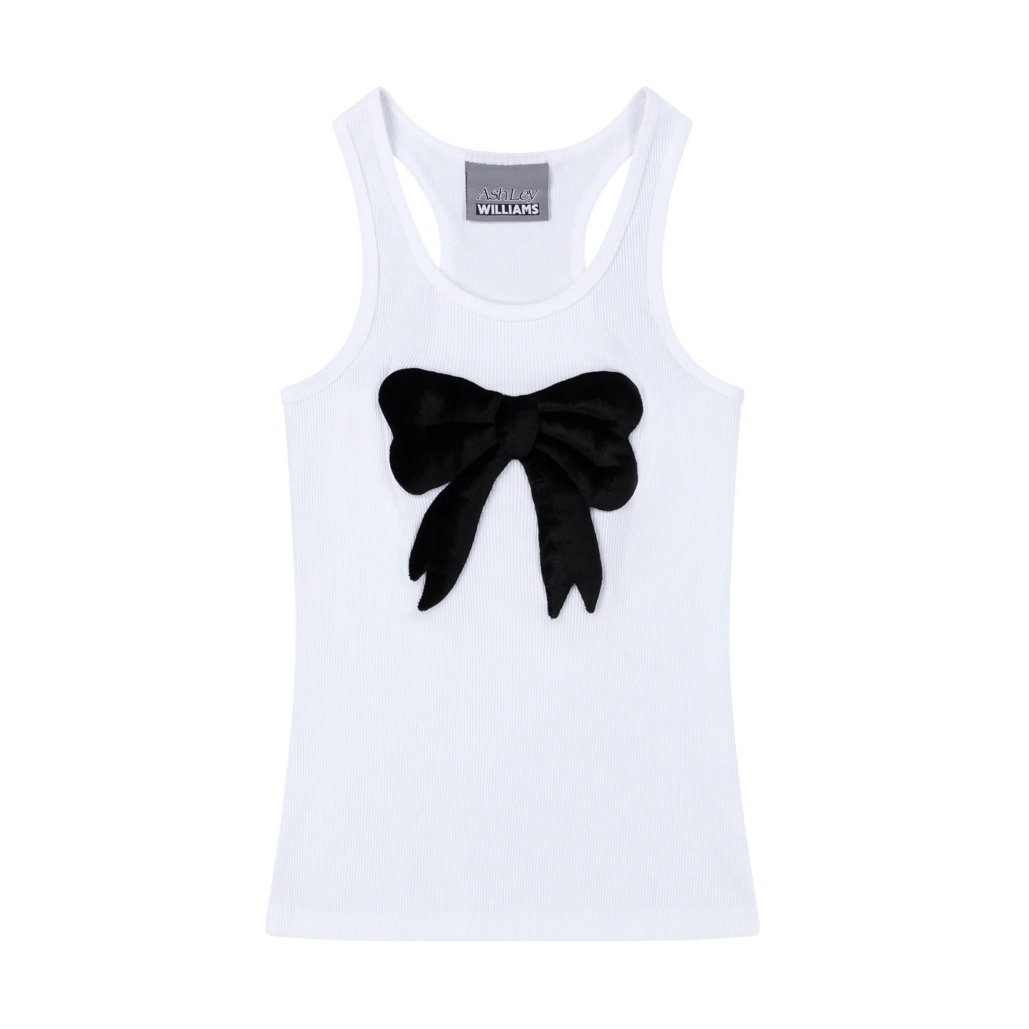 VELVET 3D BOW VEST